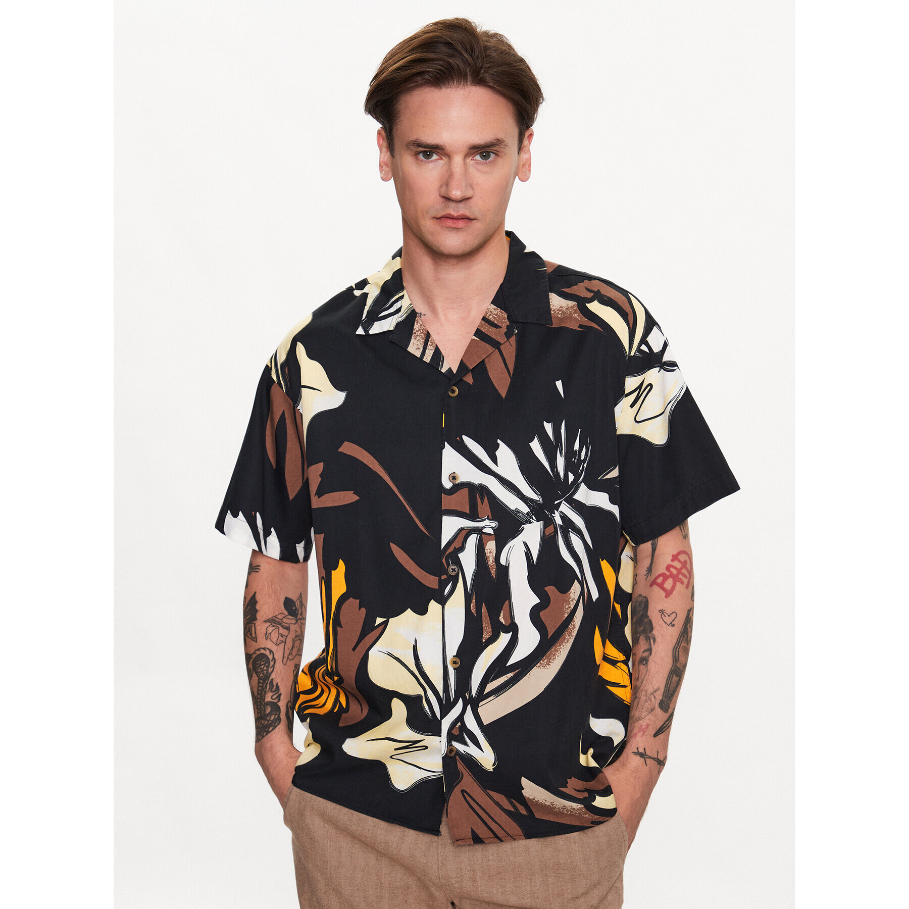 Jack&Jones Košile Cabana 12233544 Barevná Relaxed Fit - Pepit.cz