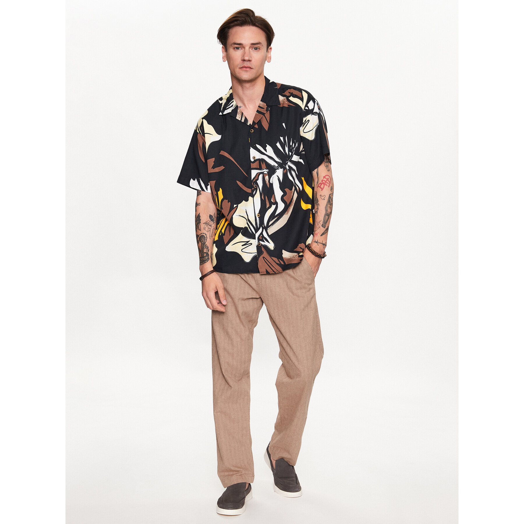 Jack&Jones Košile Cabana 12233544 Barevná Relaxed Fit - Pepit.cz