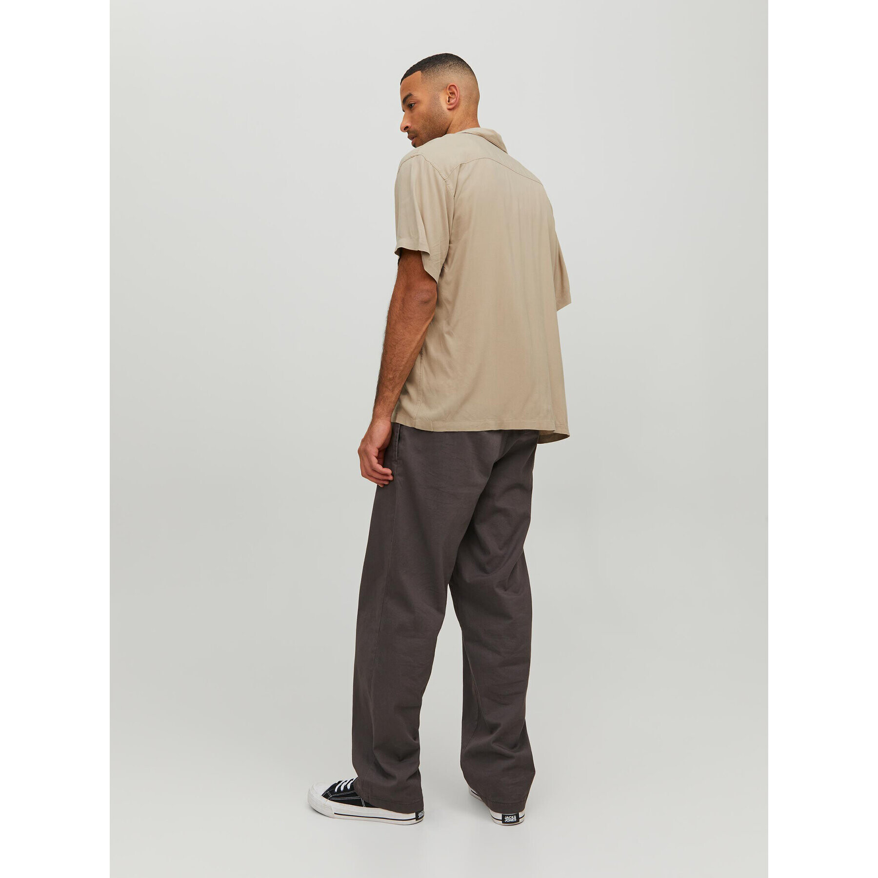 Jack&Jones Košile Jeff 12220416 Béžová Relaxed Fit - Pepit.cz