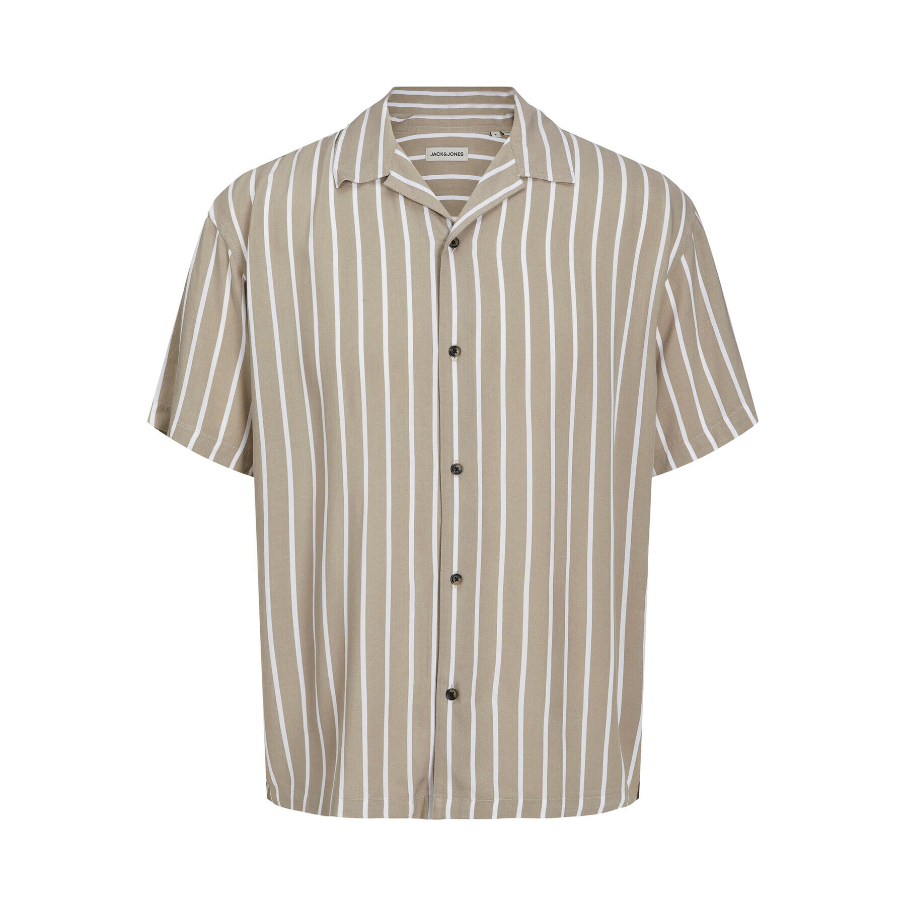 Jack&Jones Košile Jeff 12220423 Béžová Relaxed Fit - Pepit.cz