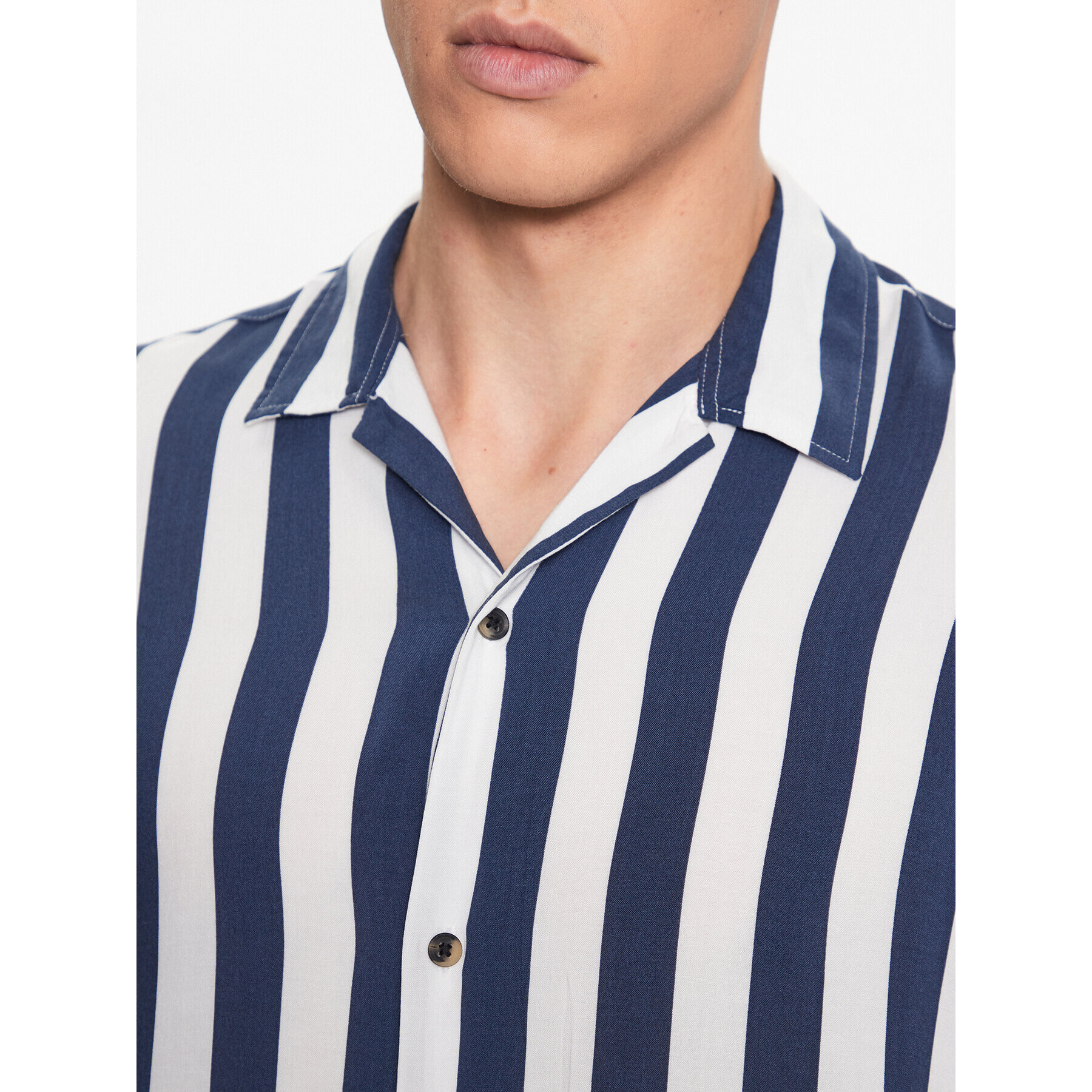 Jack&Jones Košile Jeff 12220423 Tmavomodrá Relaxed Fit - Pepit.cz