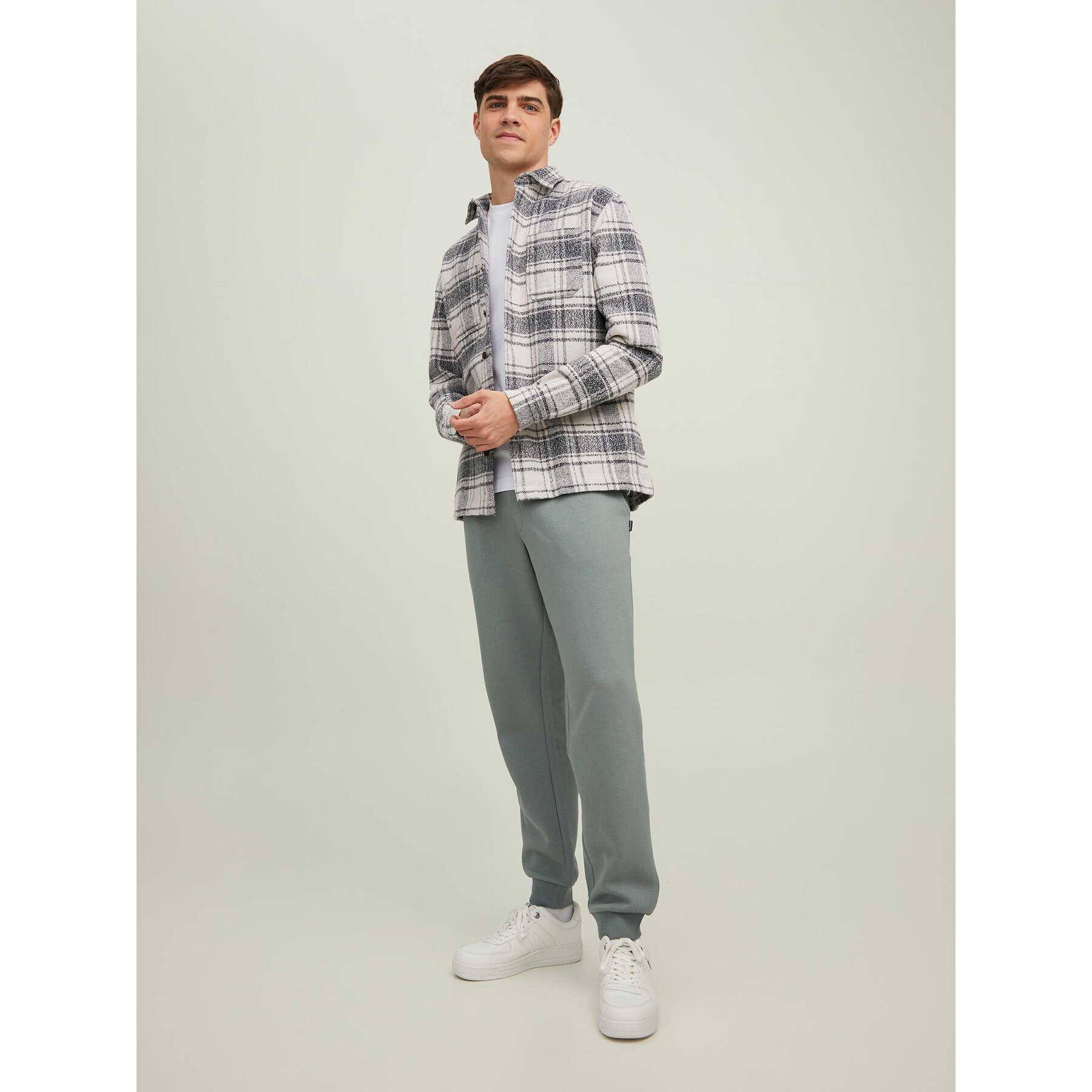 Jack&Jones Košile Logan 12211401 Béžová Regular Fit - Pepit.cz