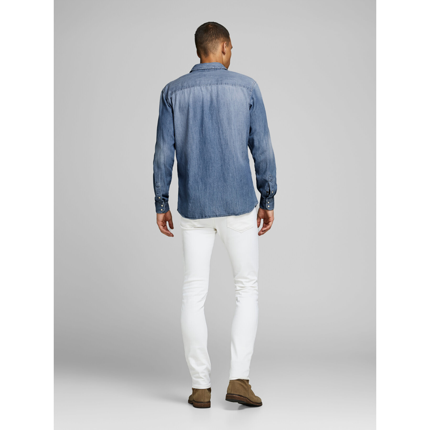 Jack&Jones Košile Sheridan 12138115 Modrá Slim Fit - Pepit.cz