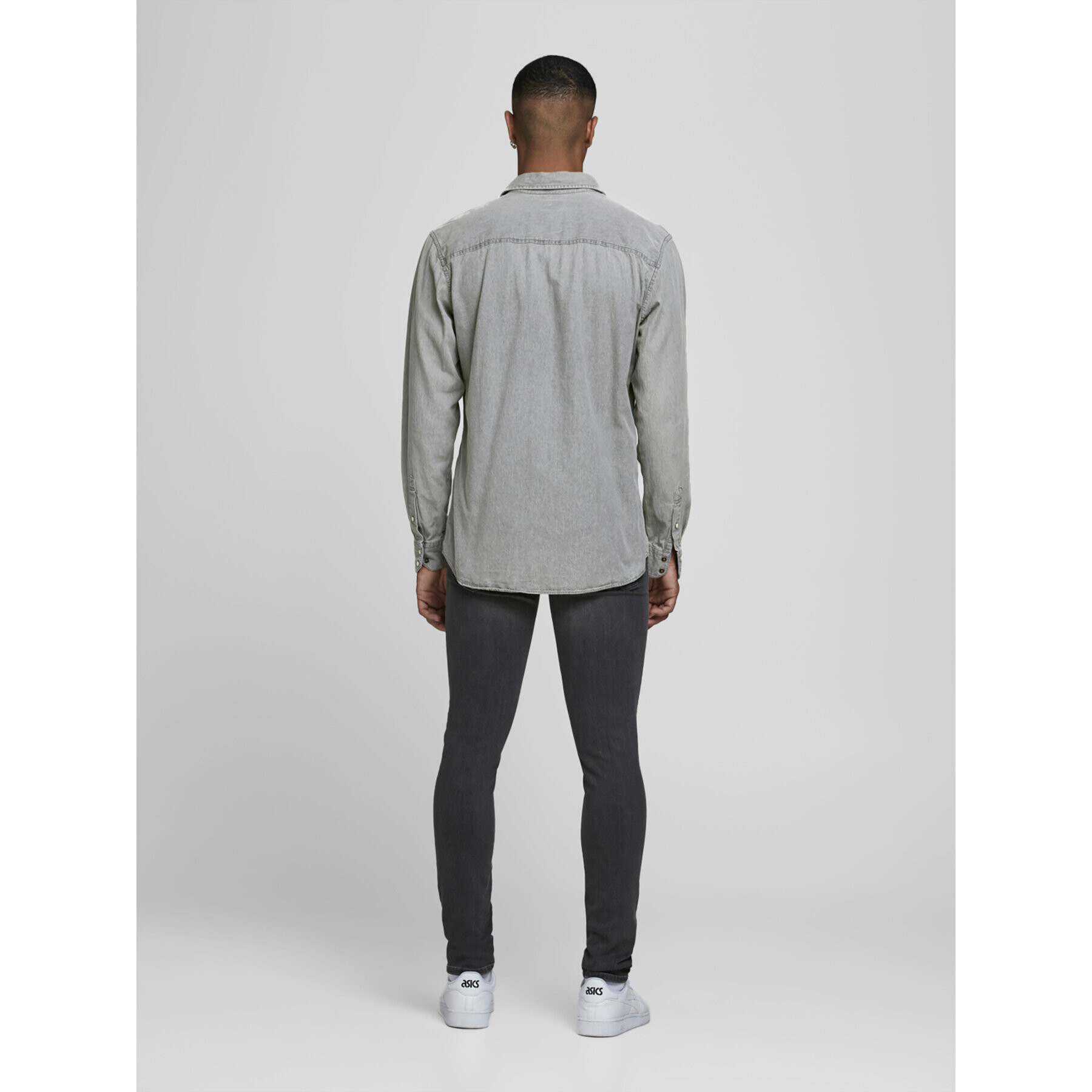 Jack&Jones Košile Sheridan 12138115 Šedá Slim Fit - Pepit.cz