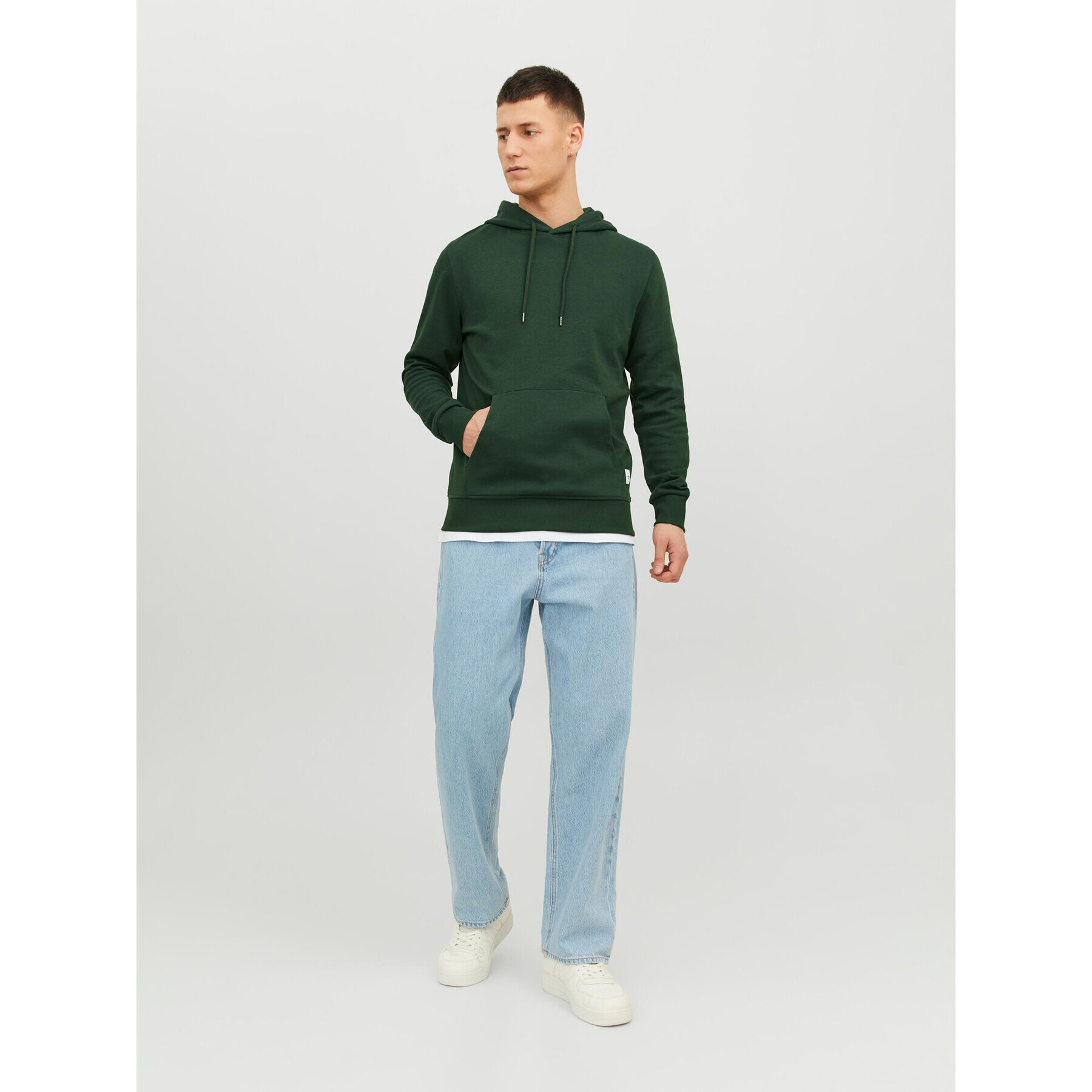 Jack&Jones Mikina 12182537 Zelená Standard Fit - Pepit.cz