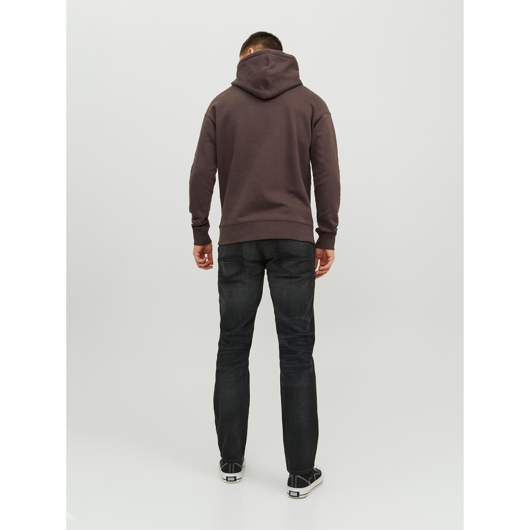 Jack&Jones Mikina 12208157 Hnědá Relaxed Fit - Pepit.cz