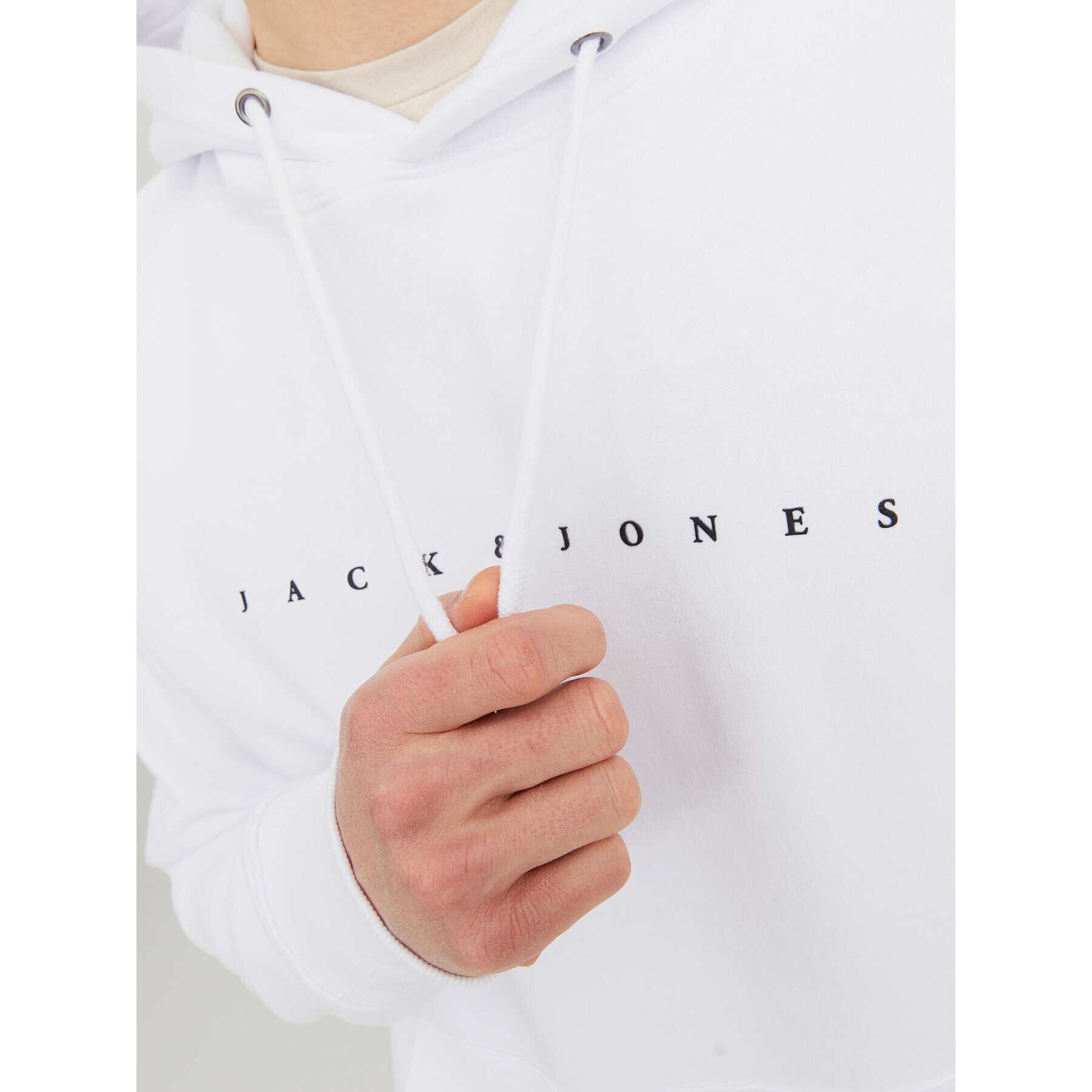 Jack&Jones Mikina 12233972 Bílá Relaxed Fit - Pepit.cz