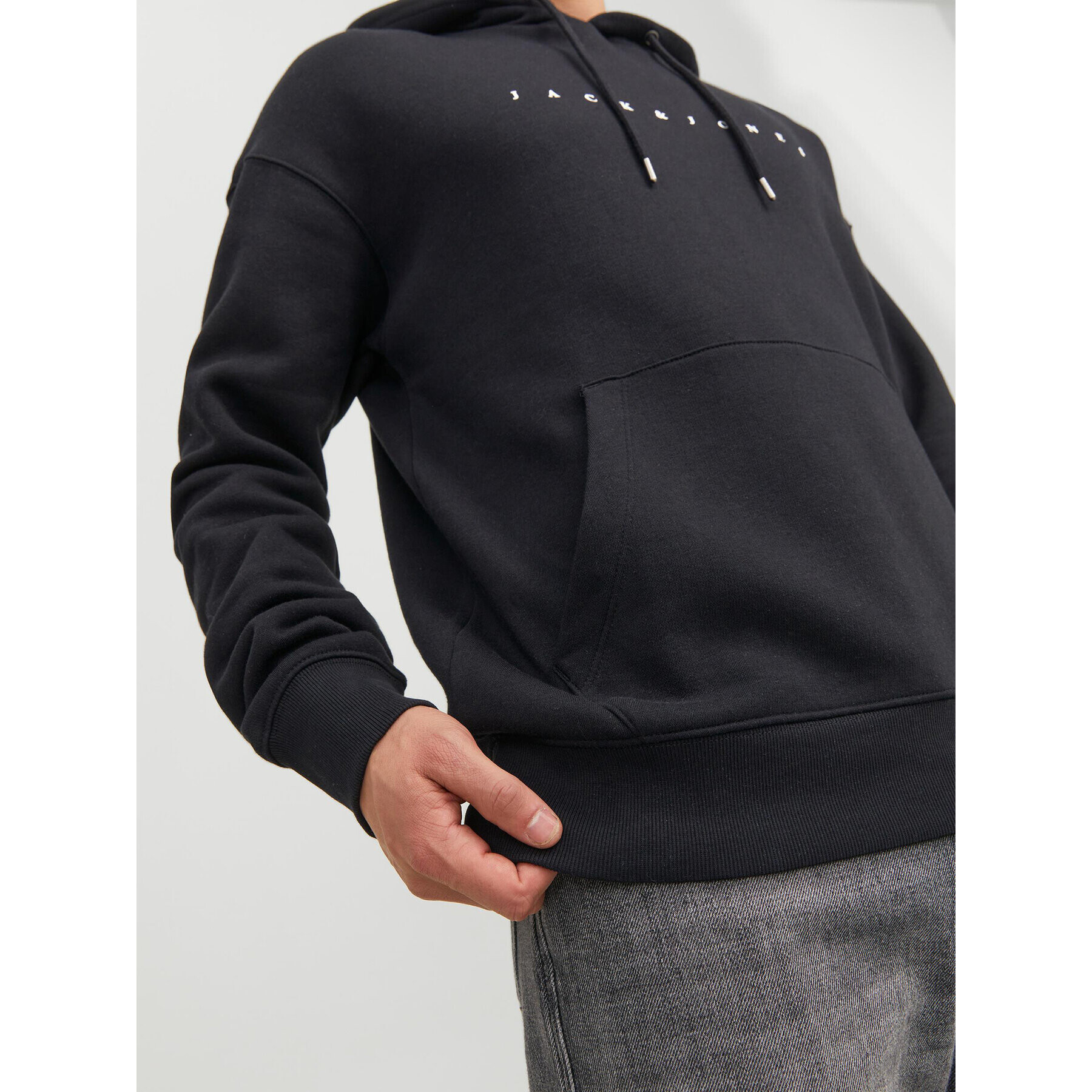 Jack&Jones Mikina 12233972 Černá Relaxed Fit - Pepit.cz