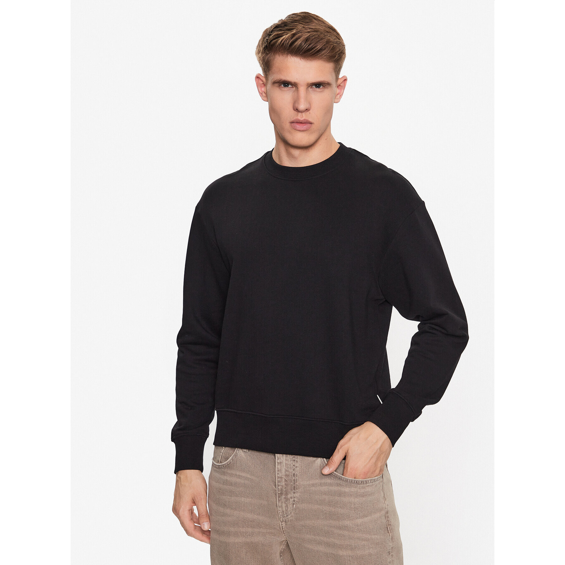 Jack&Jones Mikina Pure 12235017 Černá Oversize - Pepit.cz