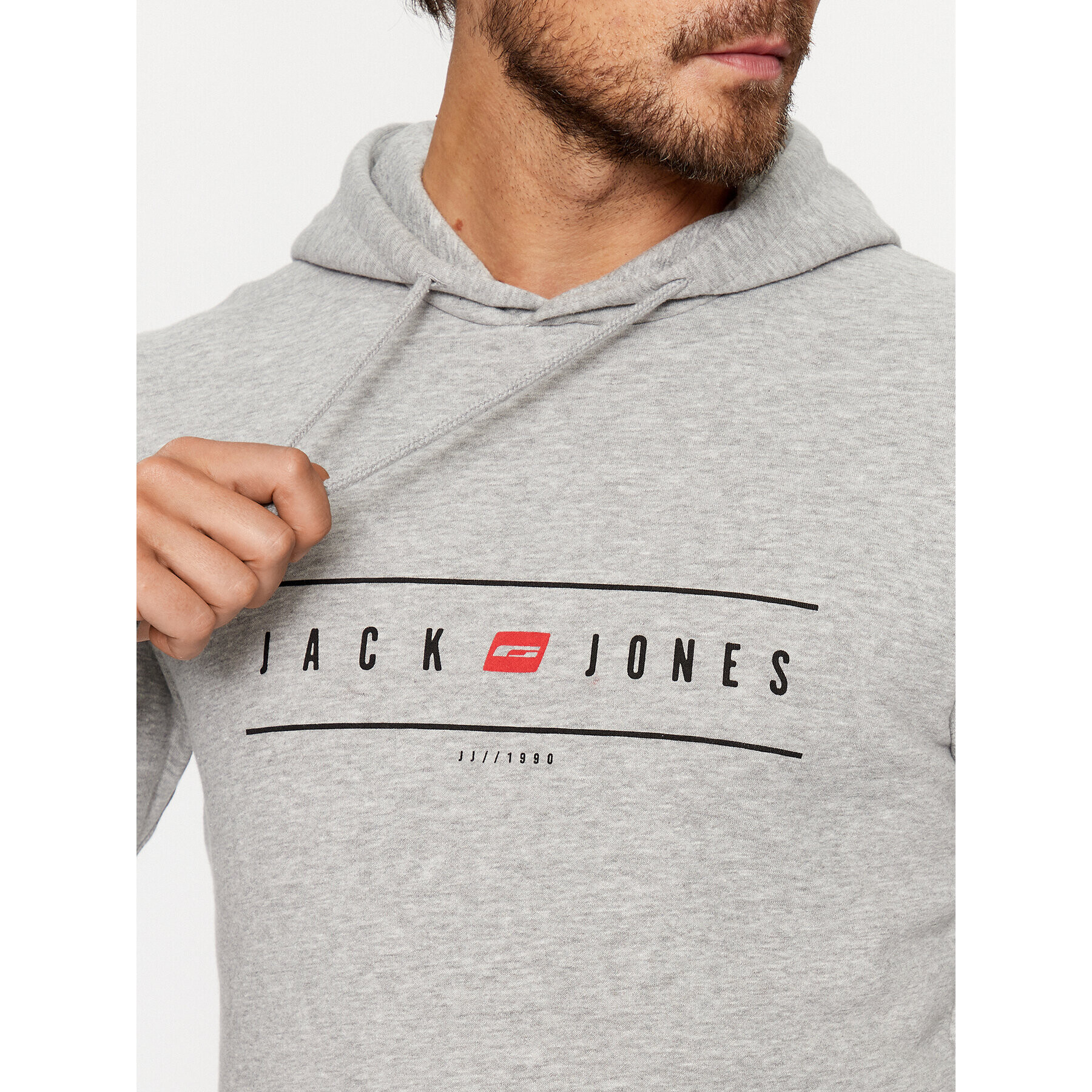 Jack&Jones Mikina 12235460 Šedá Regular Fit - Pepit.cz