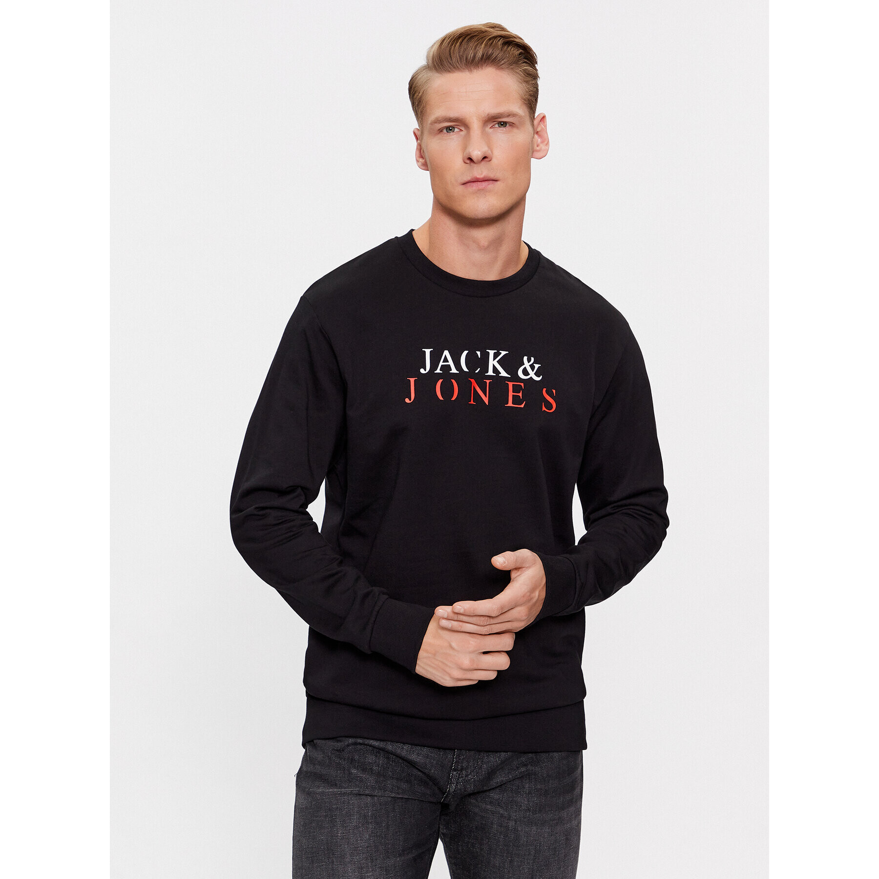 Jack&Jones Mikina 12244404 Černá Standard Fit - Pepit.cz