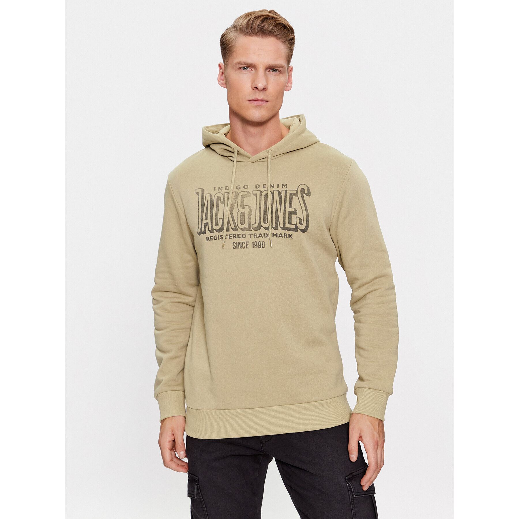 Jack&Jones Mikina 12251306 Béžová Standard Fit - Pepit.cz