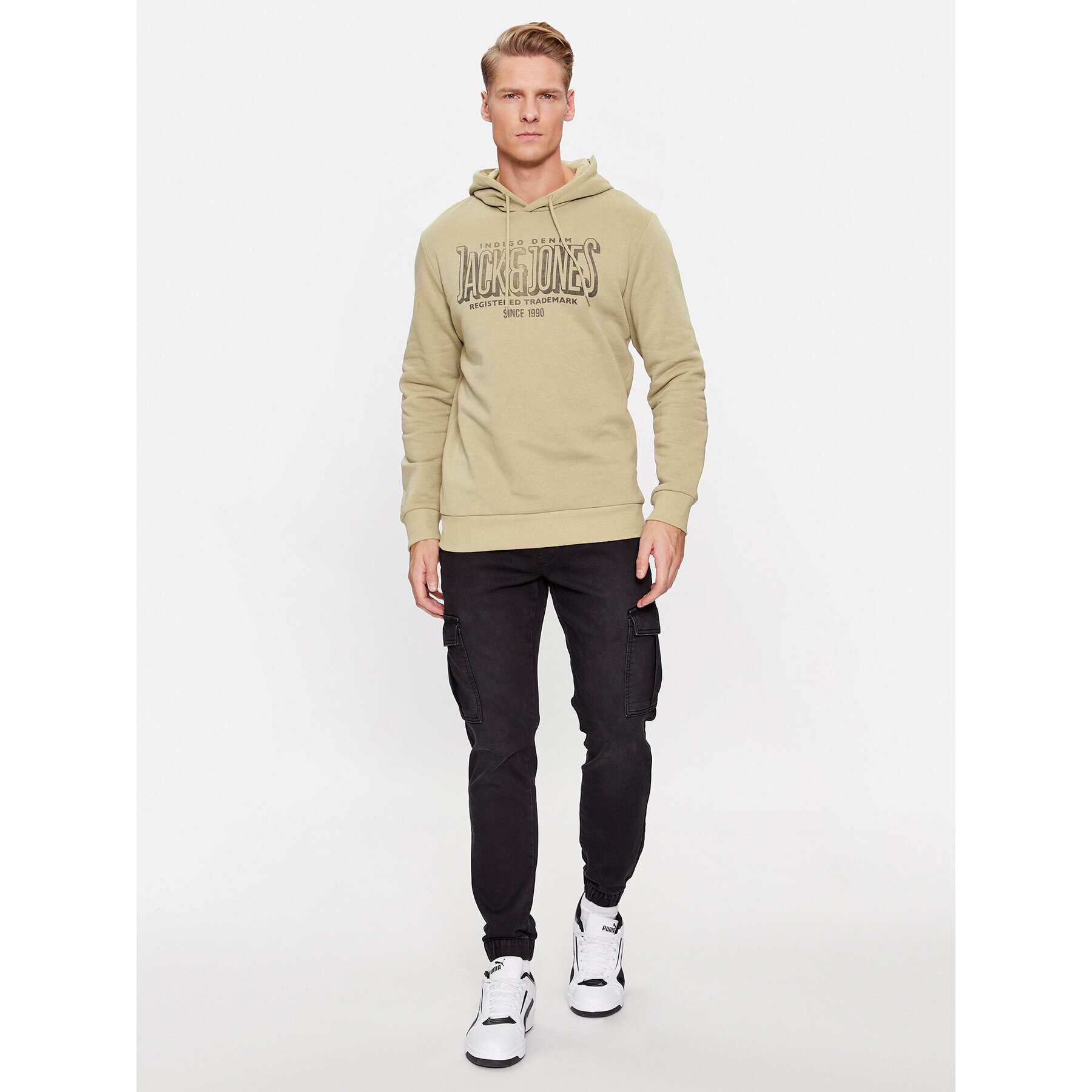 Jack&Jones Mikina 12251306 Béžová Standard Fit - Pepit.cz