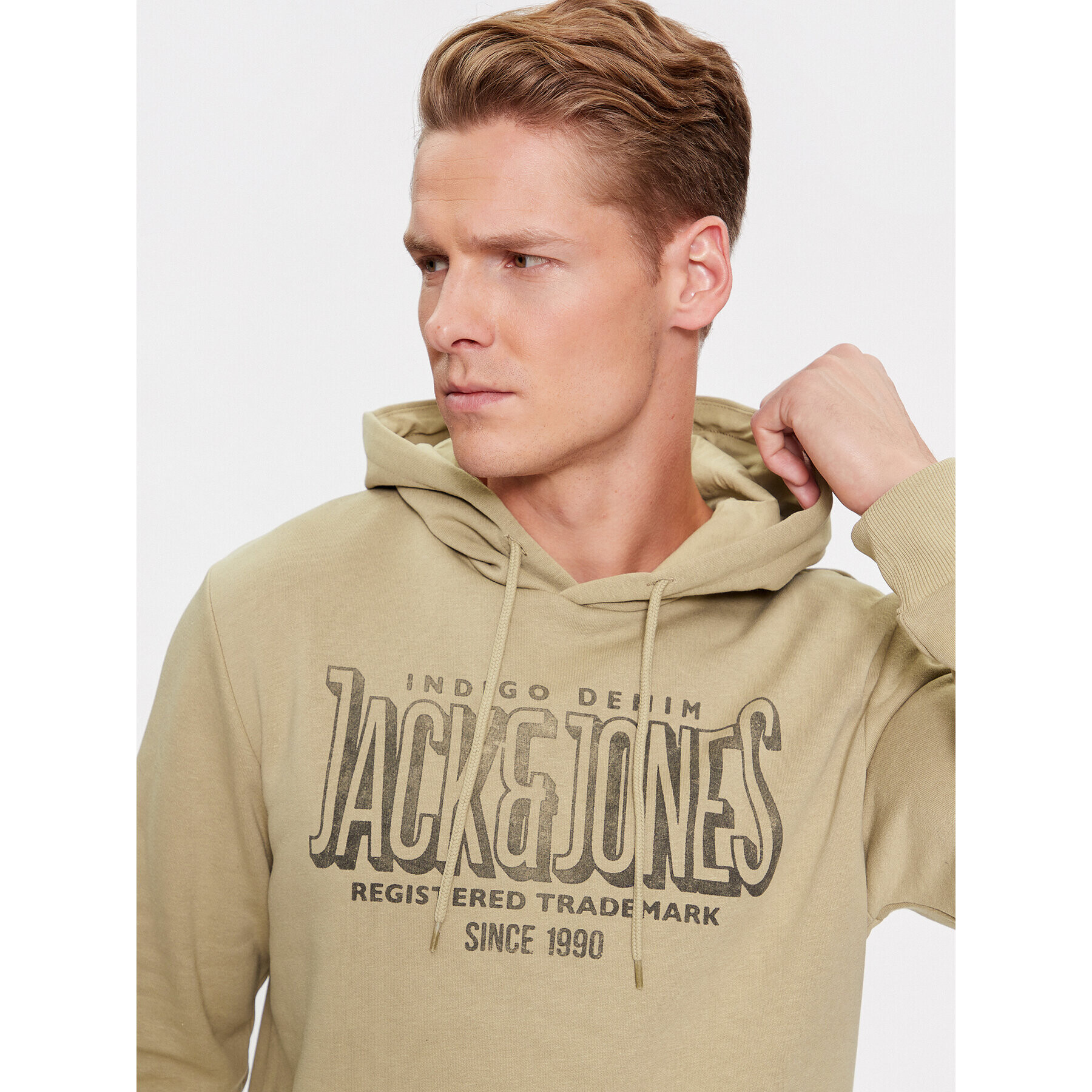 Jack&Jones Mikina 12251306 Béžová Standard Fit - Pepit.cz