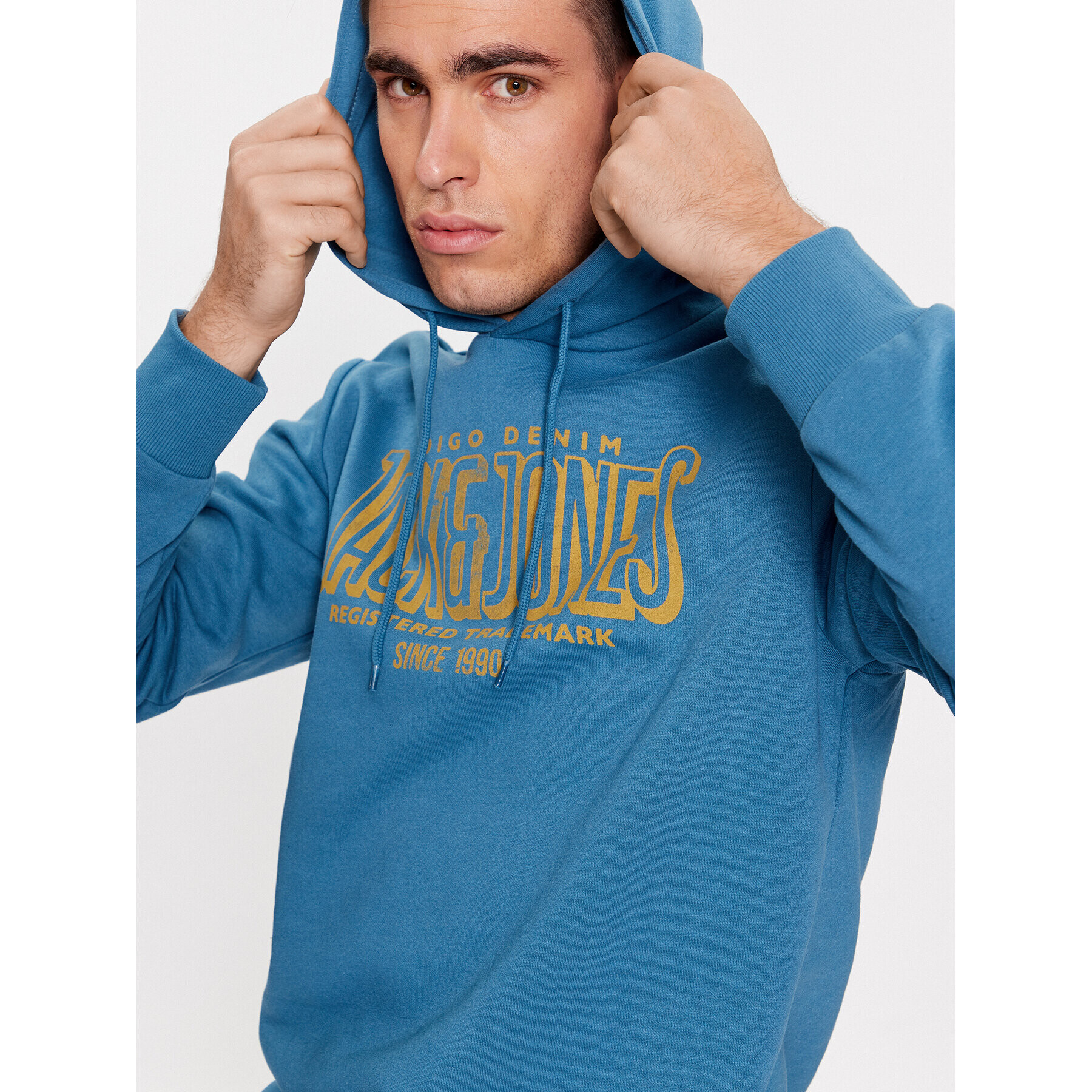 Jack&Jones Mikina 12251306 Modrá Standard Fit - Pepit.cz