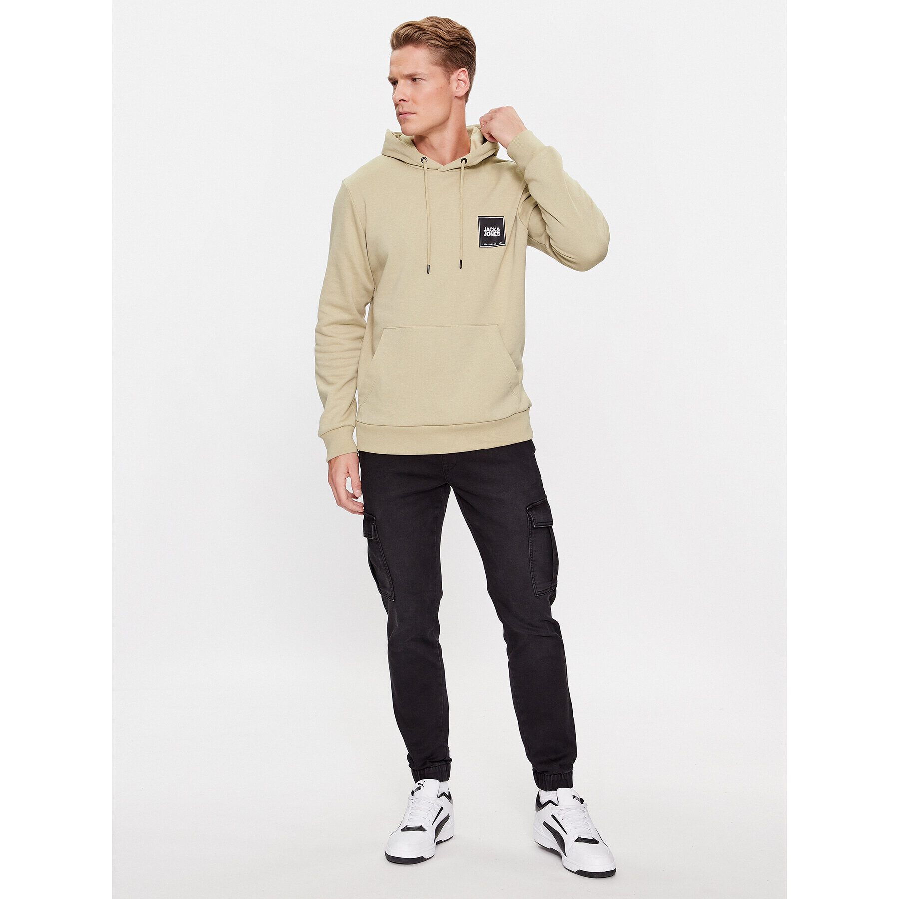 Jack&Jones Mikina 12251998 Béžová Regular Fit - Pepit.cz