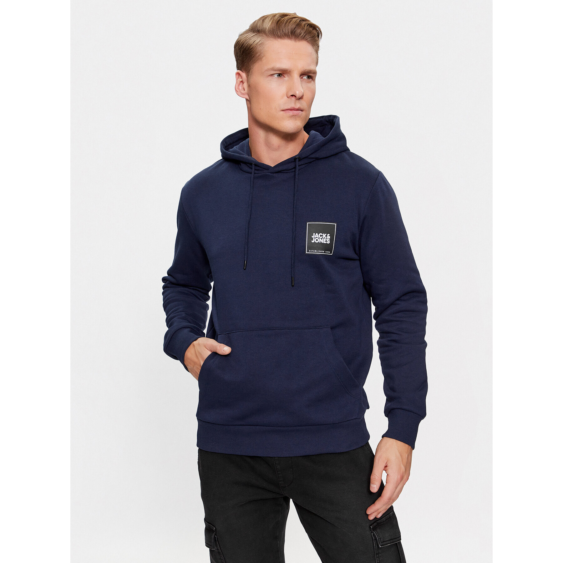 Jack&Jones Mikina 12251998 Tmavomodrá Regular Fit - Pepit.cz