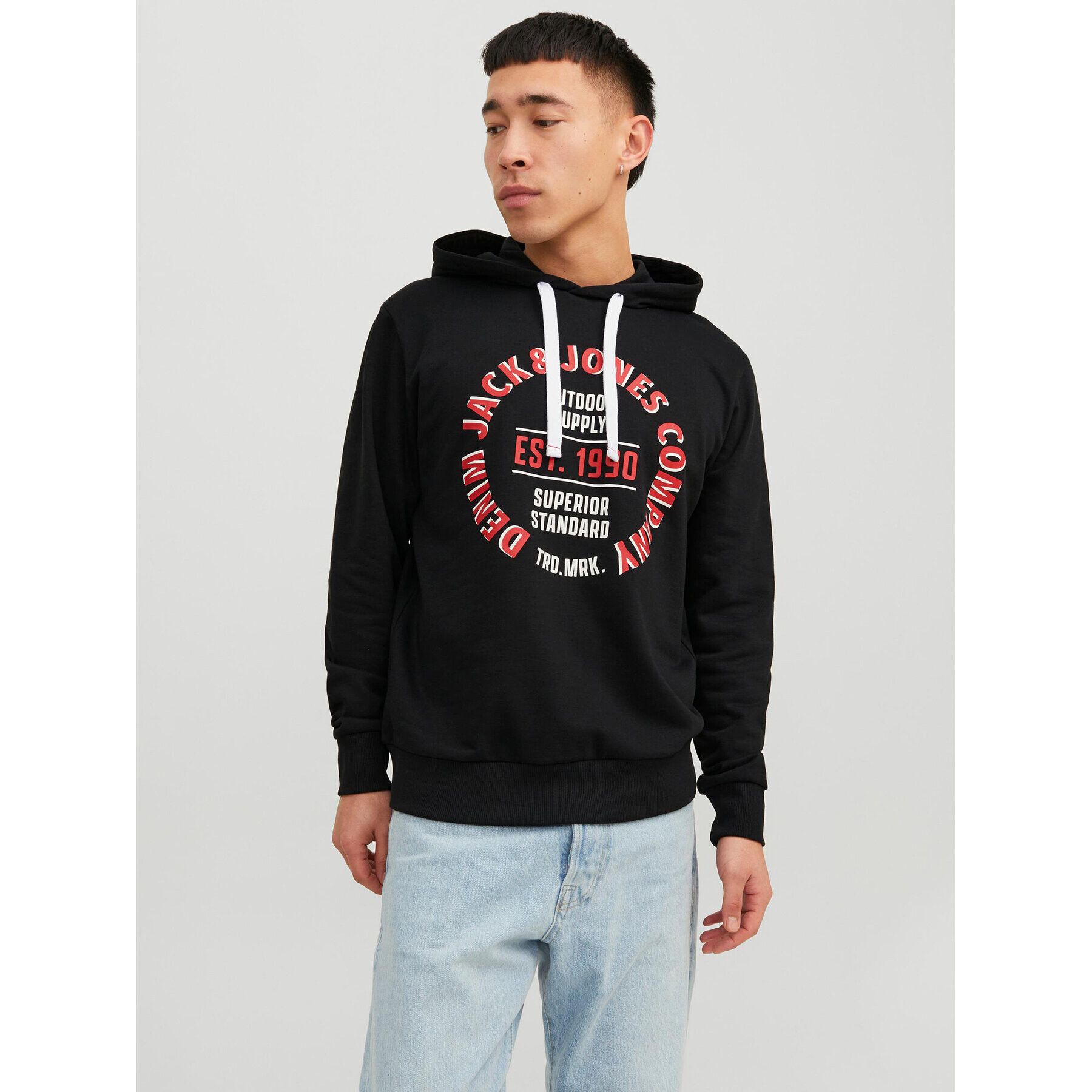 Jack&Jones Mikina Andy 12222333 Černá Regular Fit - Pepit.cz