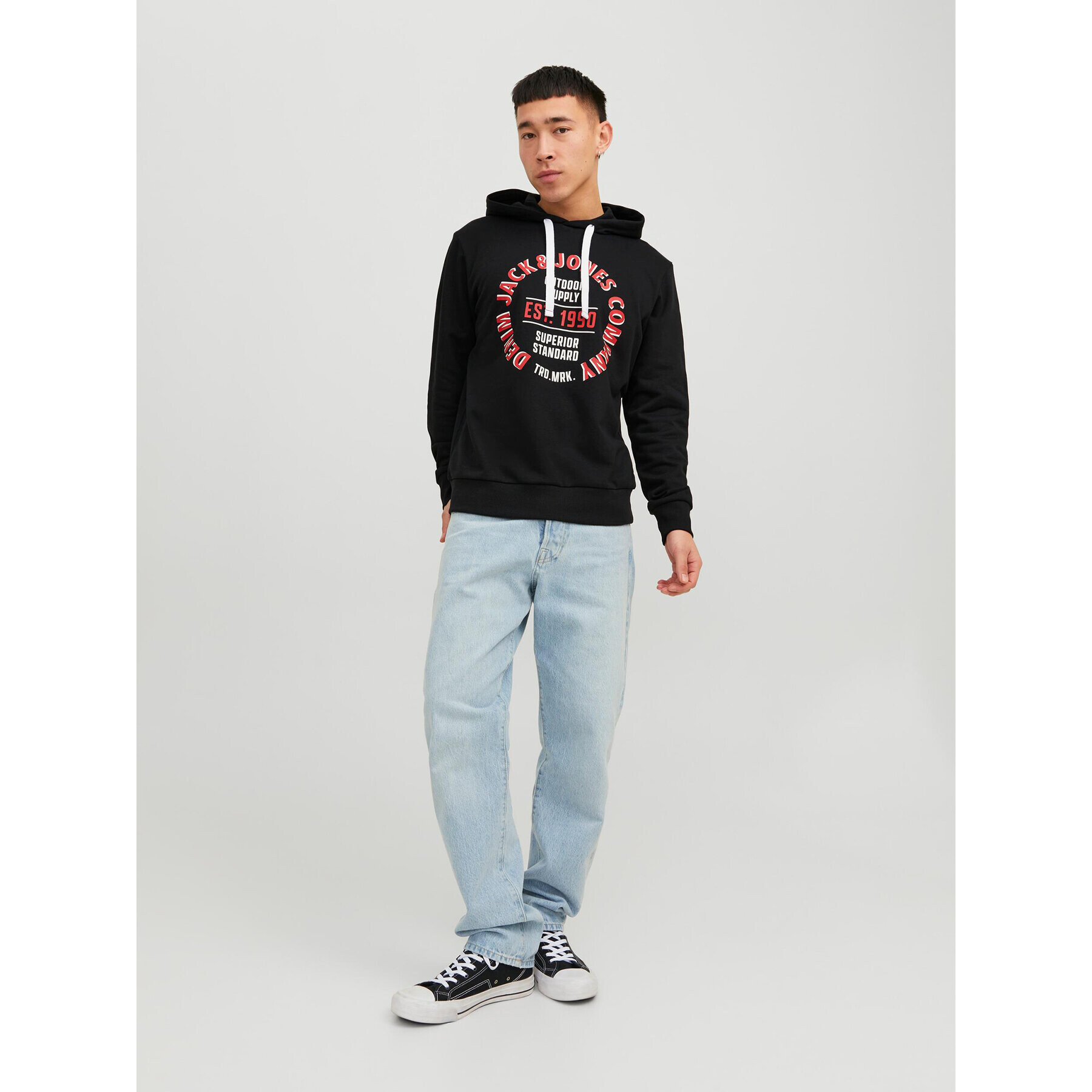 Jack&Jones Mikina Andy 12222333 Černá Regular Fit - Pepit.cz