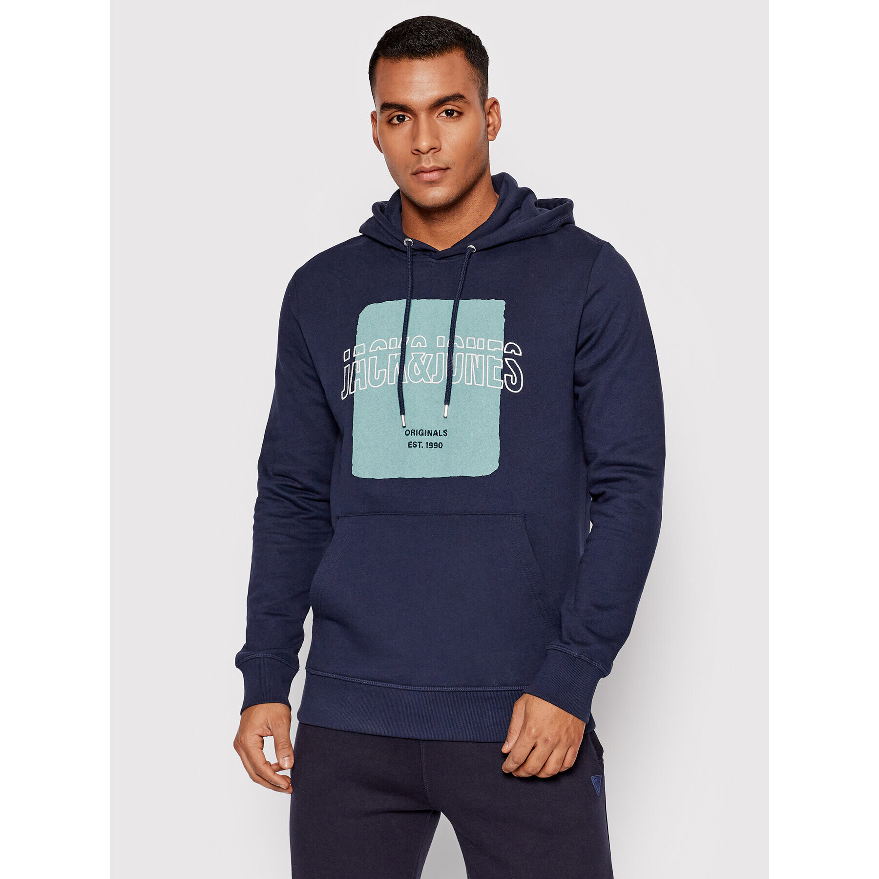 Jack&Jones Mikina Artist 12198286 Tmavomodrá Regular Fit - Pepit.cz