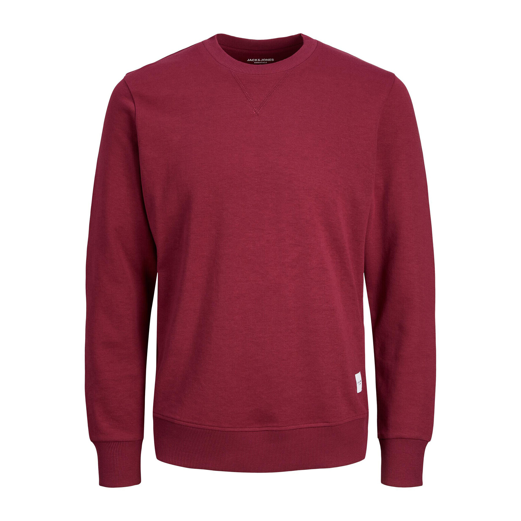 Jack&Jones Mikina Basic 12181903 Bordó Regular Fit - Pepit.cz