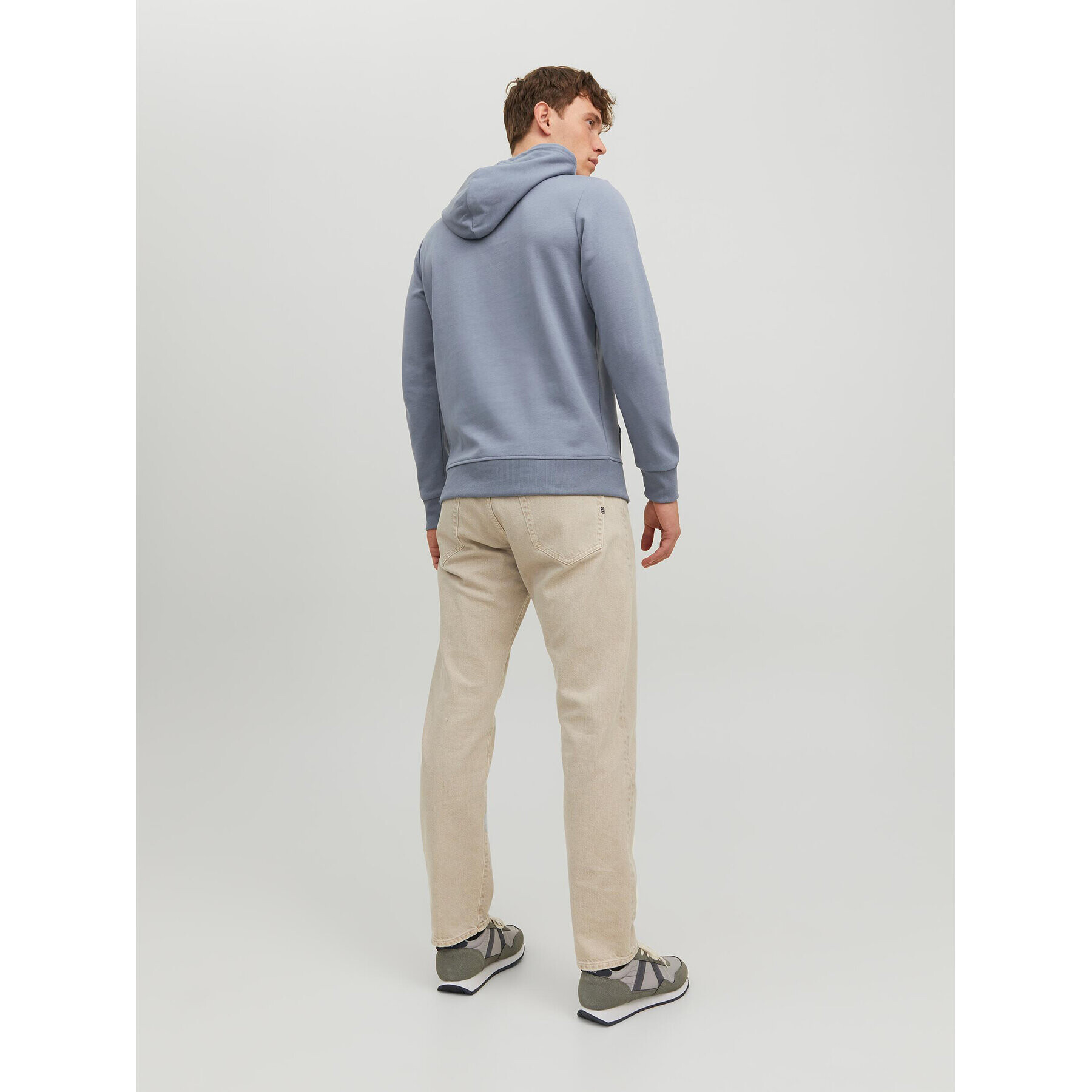 Jack&Jones Mikina Basic 12182537 Modrá Regular Fit - Pepit.cz