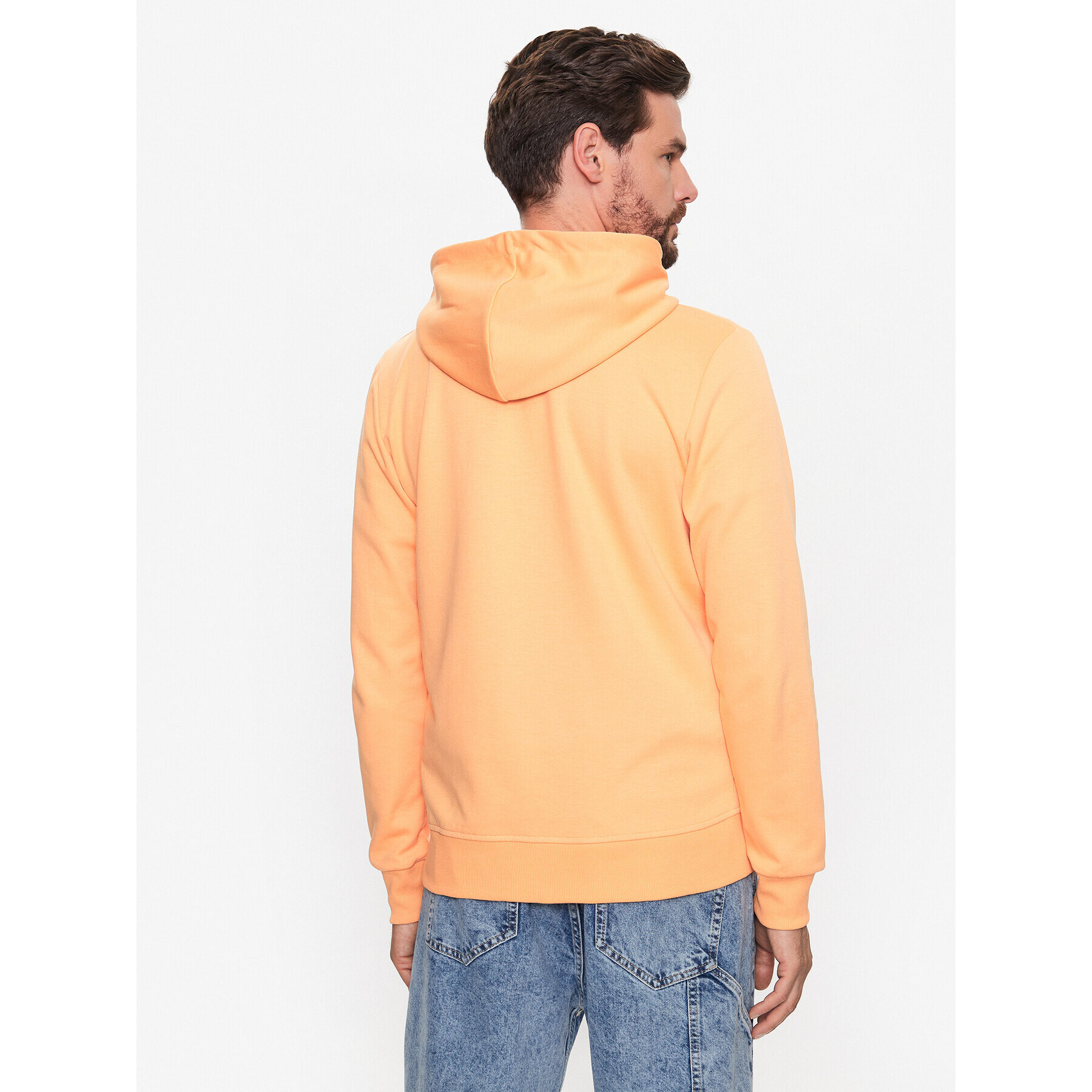 Jack&Jones Mikina Basic 12182537 Oranžová Regular Fit - Pepit.cz