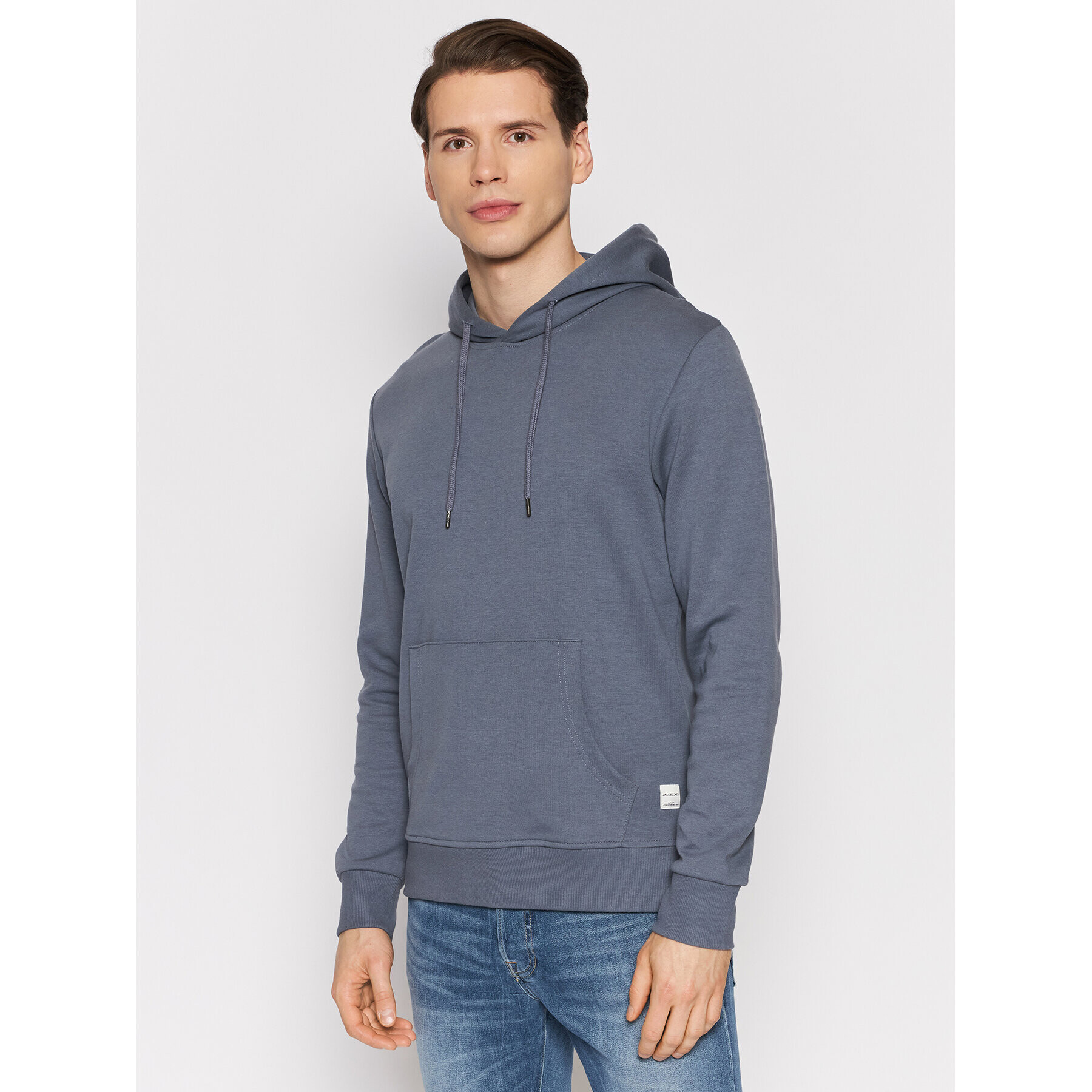 Jack&Jones Mikina Basic 12182537 Šedá Regular Fit - Pepit.cz