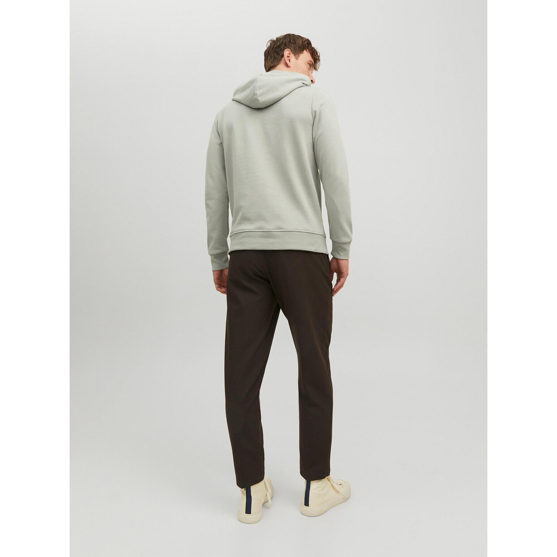 Jack&Jones Mikina Basic 12182537 Zelená Regular Fit - Pepit.cz