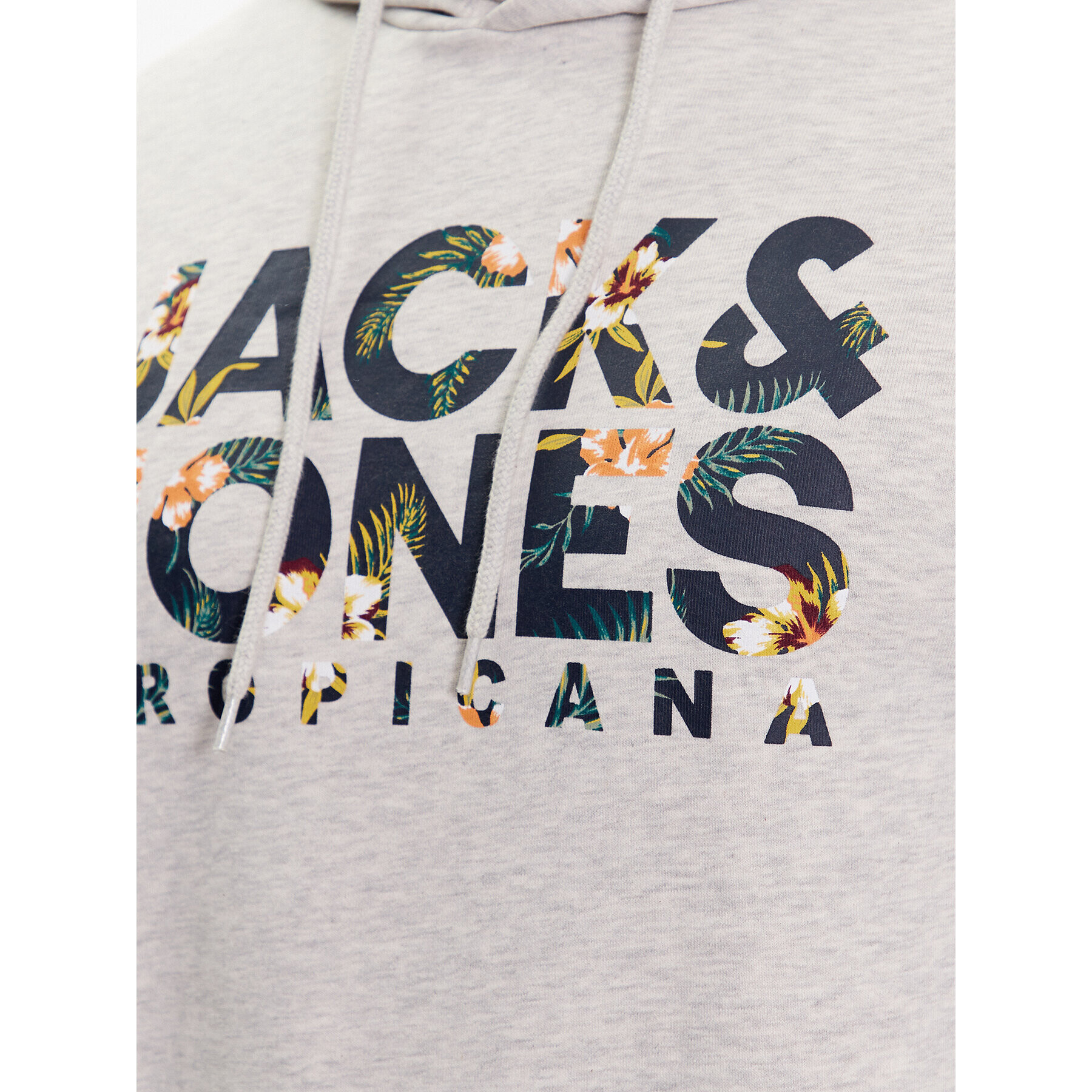 Jack&Jones Mikina Becs 12225417 Šedá Regular Fit - Pepit.cz