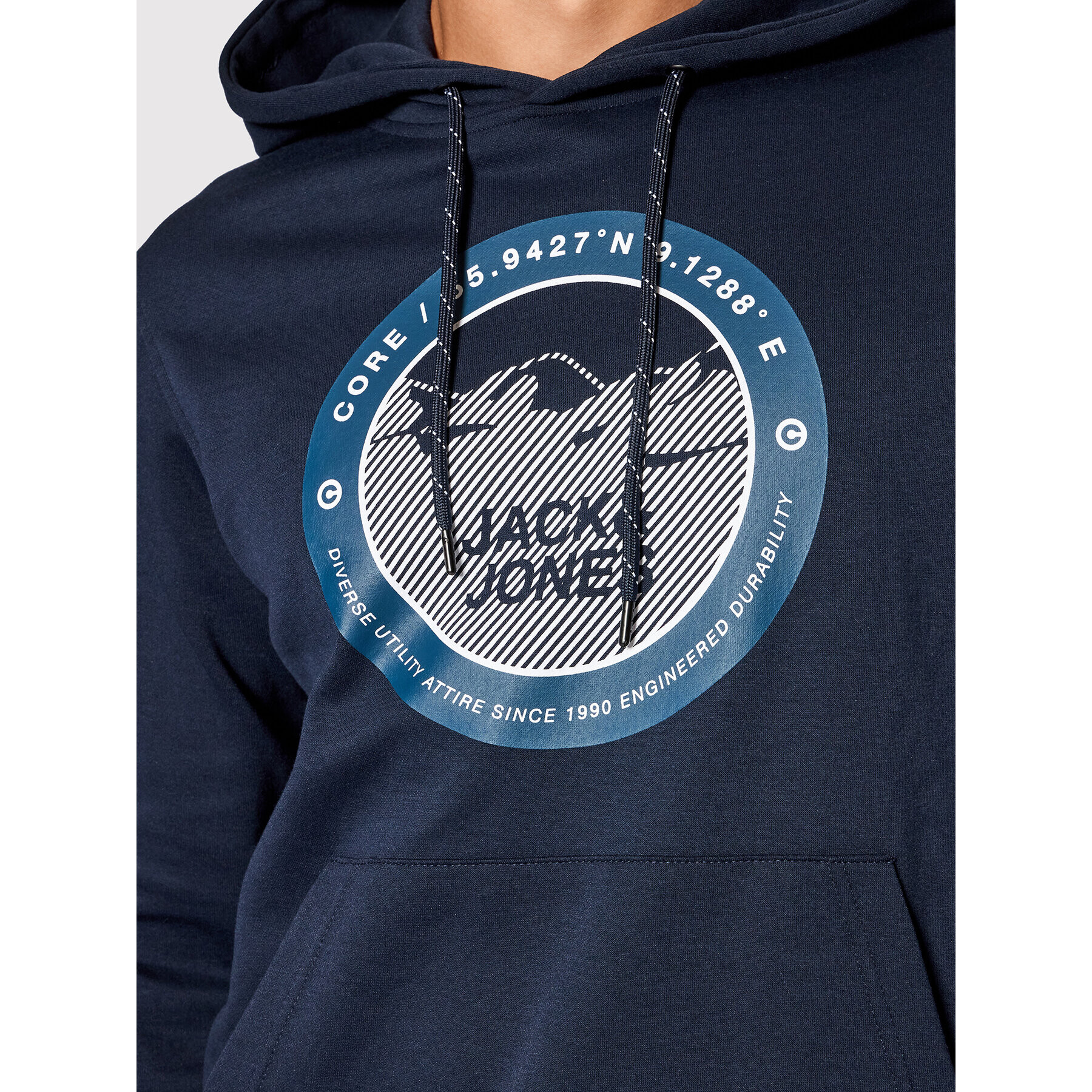 Jack&Jones Mikina Bilo 12192931 Tmavomodrá Regular Fit - Pepit.cz