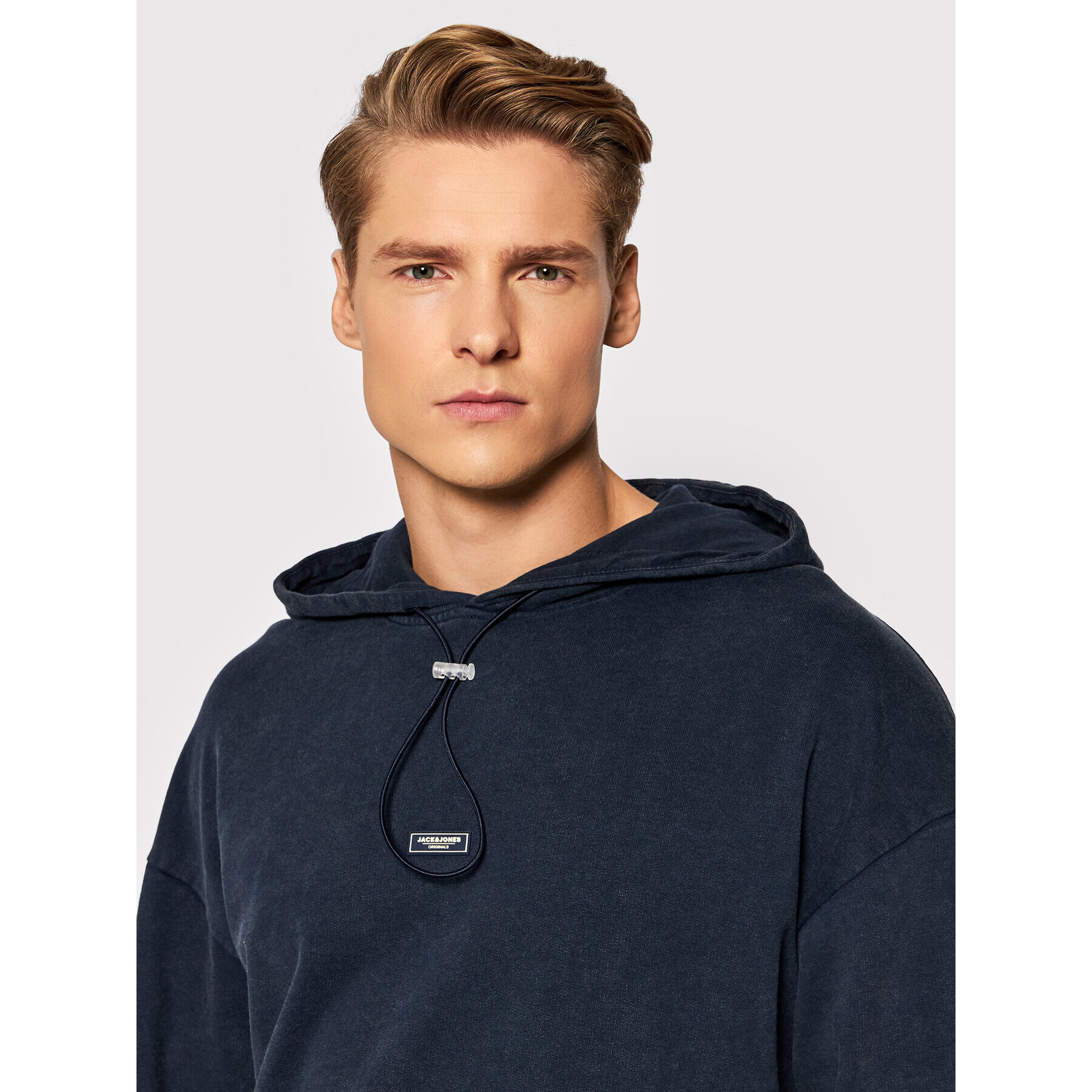 Jack&Jones Mikina Brad 12193618 Tmavomodrá Regular Fit - Pepit.cz