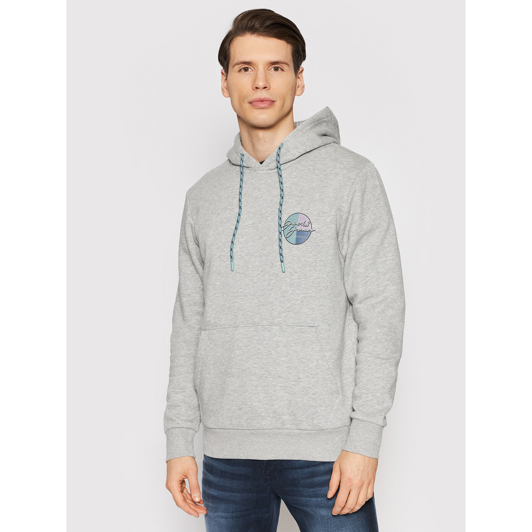 Jack&Jones Mikina Bright 12198237 Šedá Regular Fit - Pepit.cz