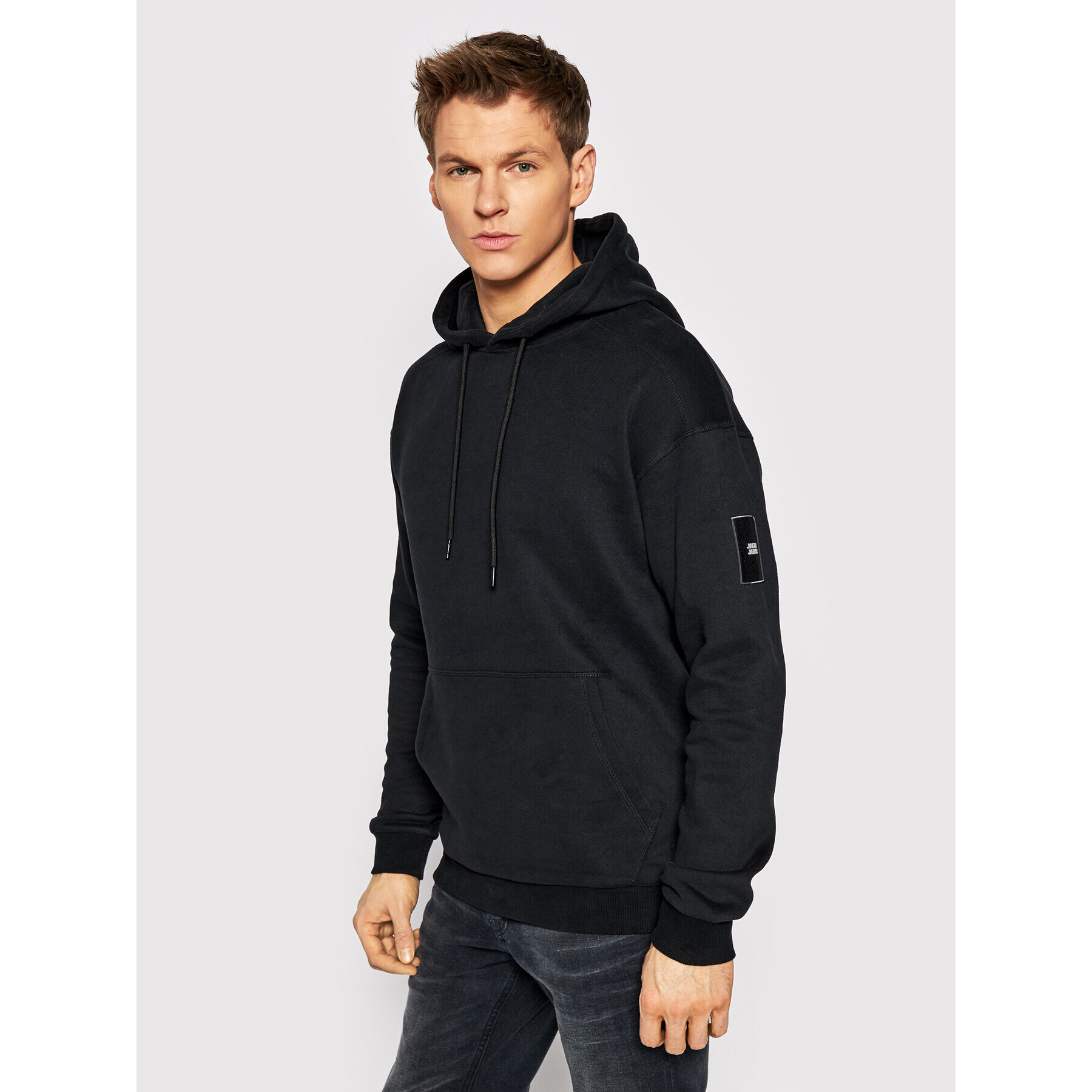 Jack&Jones Mikina Classic 12193489 Černá Relaxed Fit - Pepit.cz