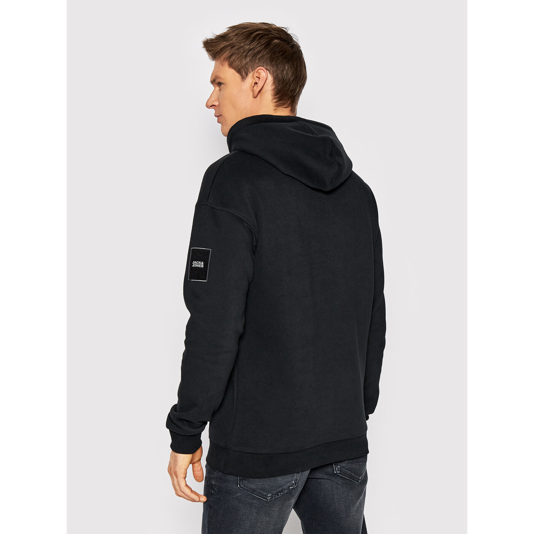 Jack&Jones Mikina Classic 12193489 Černá Relaxed Fit - Pepit.cz