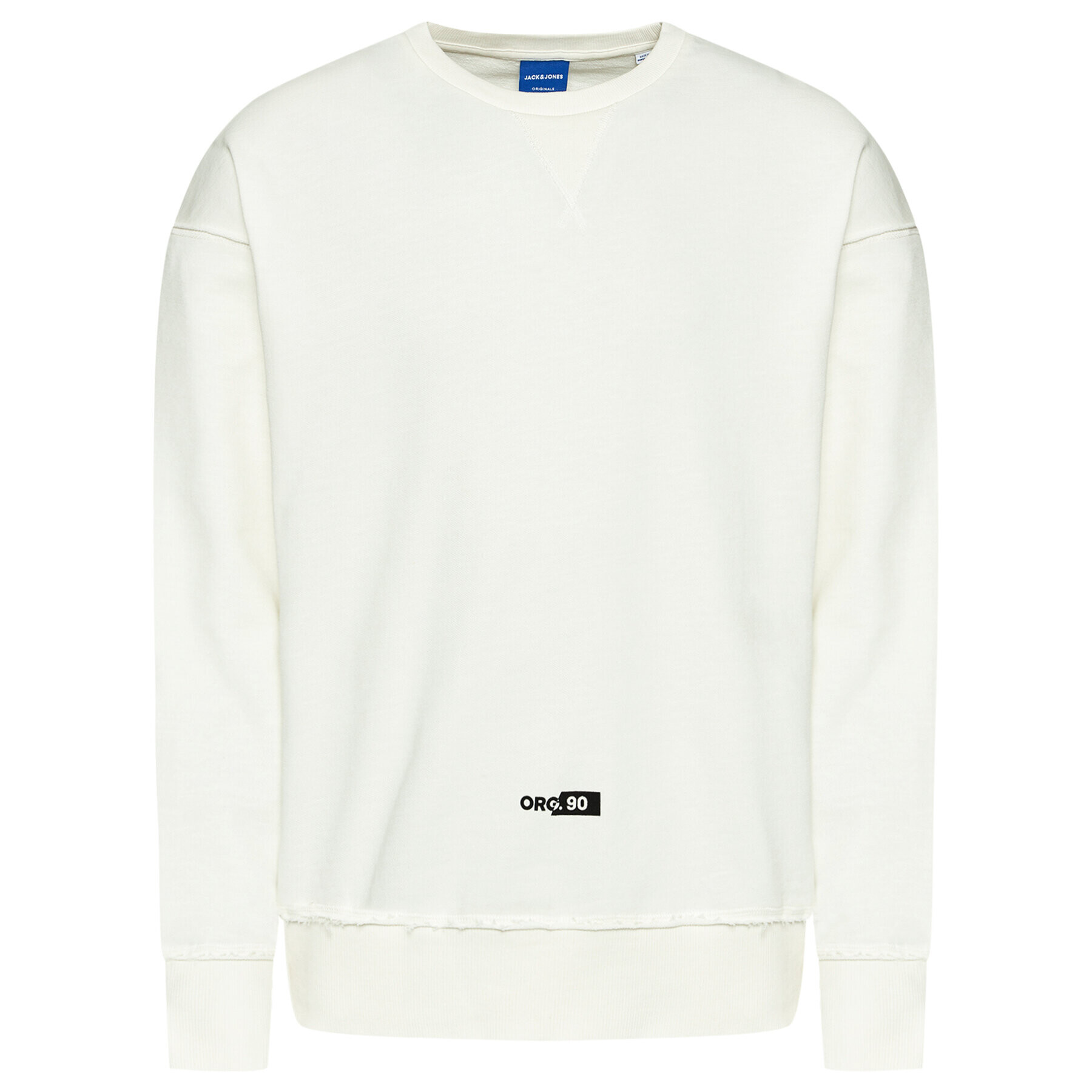 Jack&Jones Mikina Connel 12189342 Écru Oversize - Pepit.cz