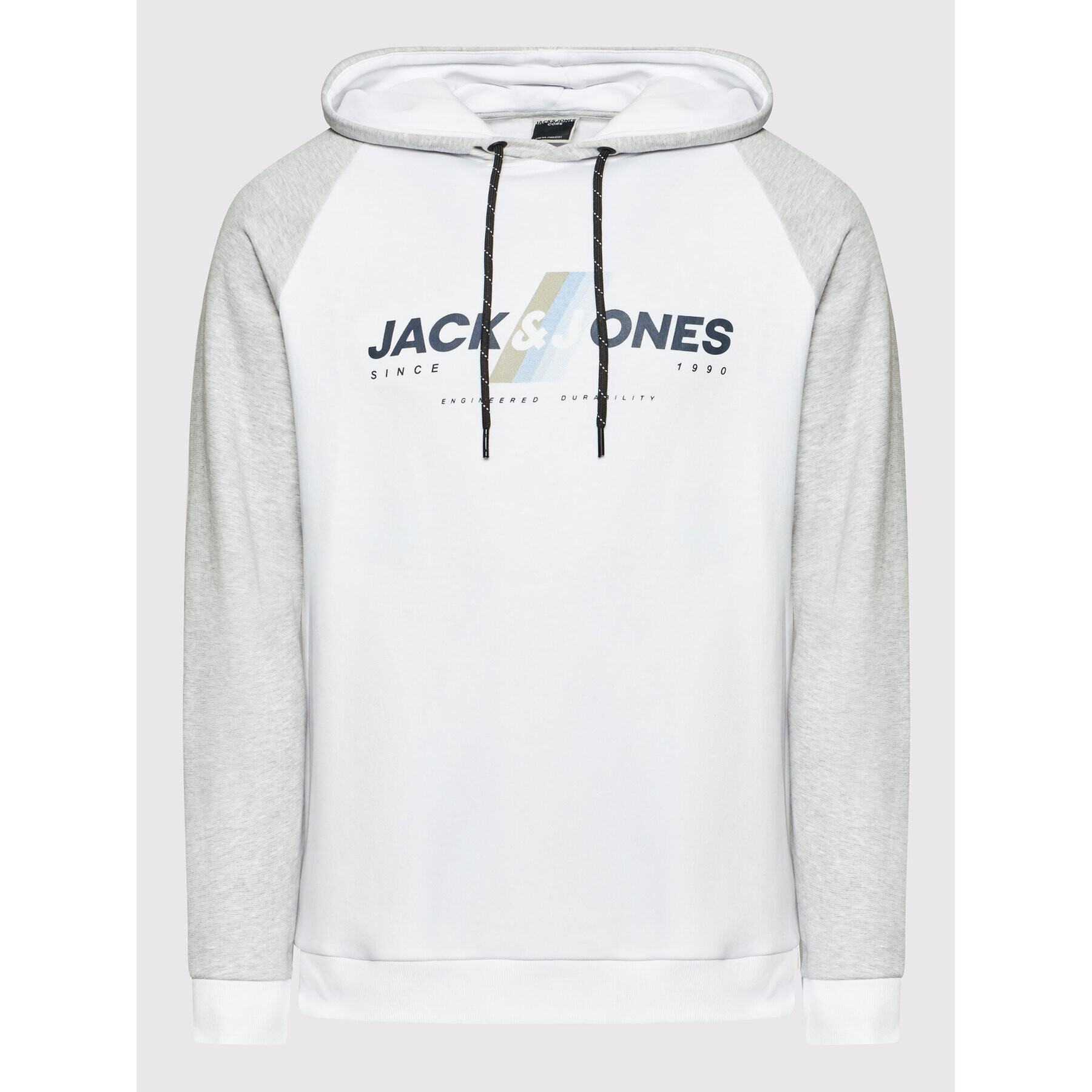 Jack&Jones Mikina Connor 12205393 Bílá Regular Fit - Pepit.cz