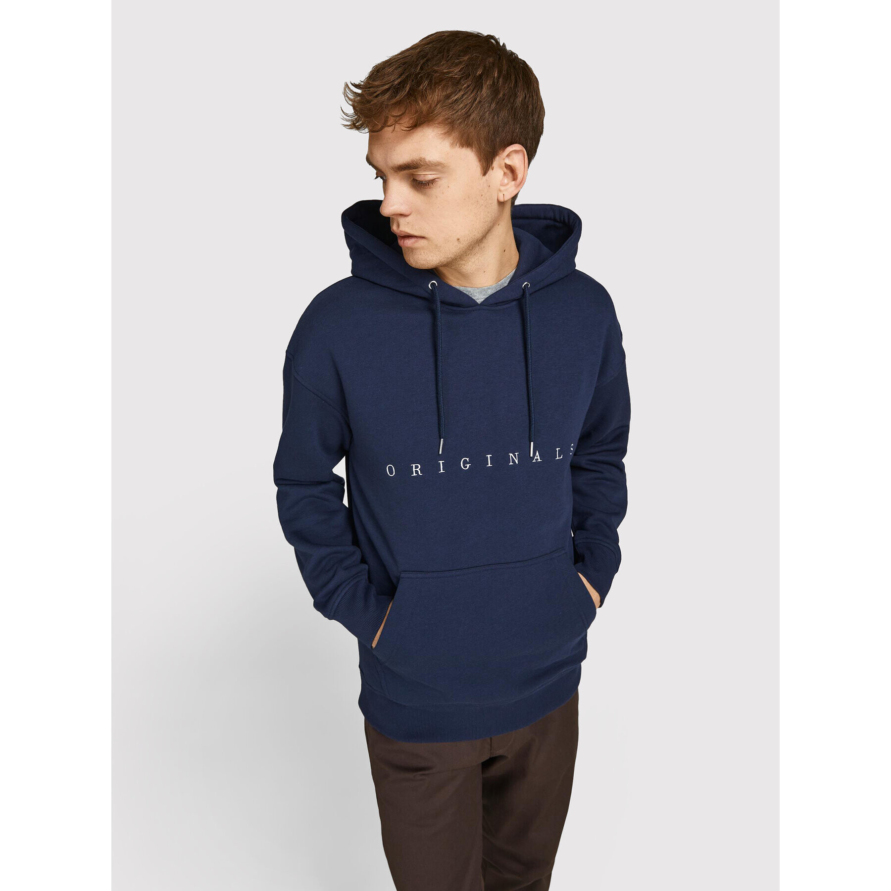 Jack&Jones Mikina Copenhagen 12176864 Tmavomodrá Regular Fit - Pepit.cz