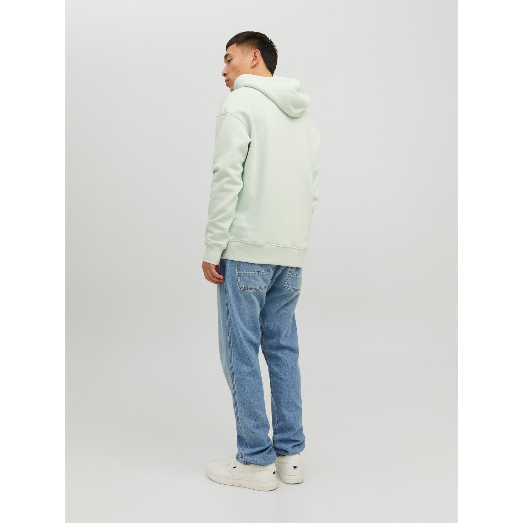 Jack&Jones Mikina Copenhagen 12176864 Zelená Relaxed Fit - Pepit.cz