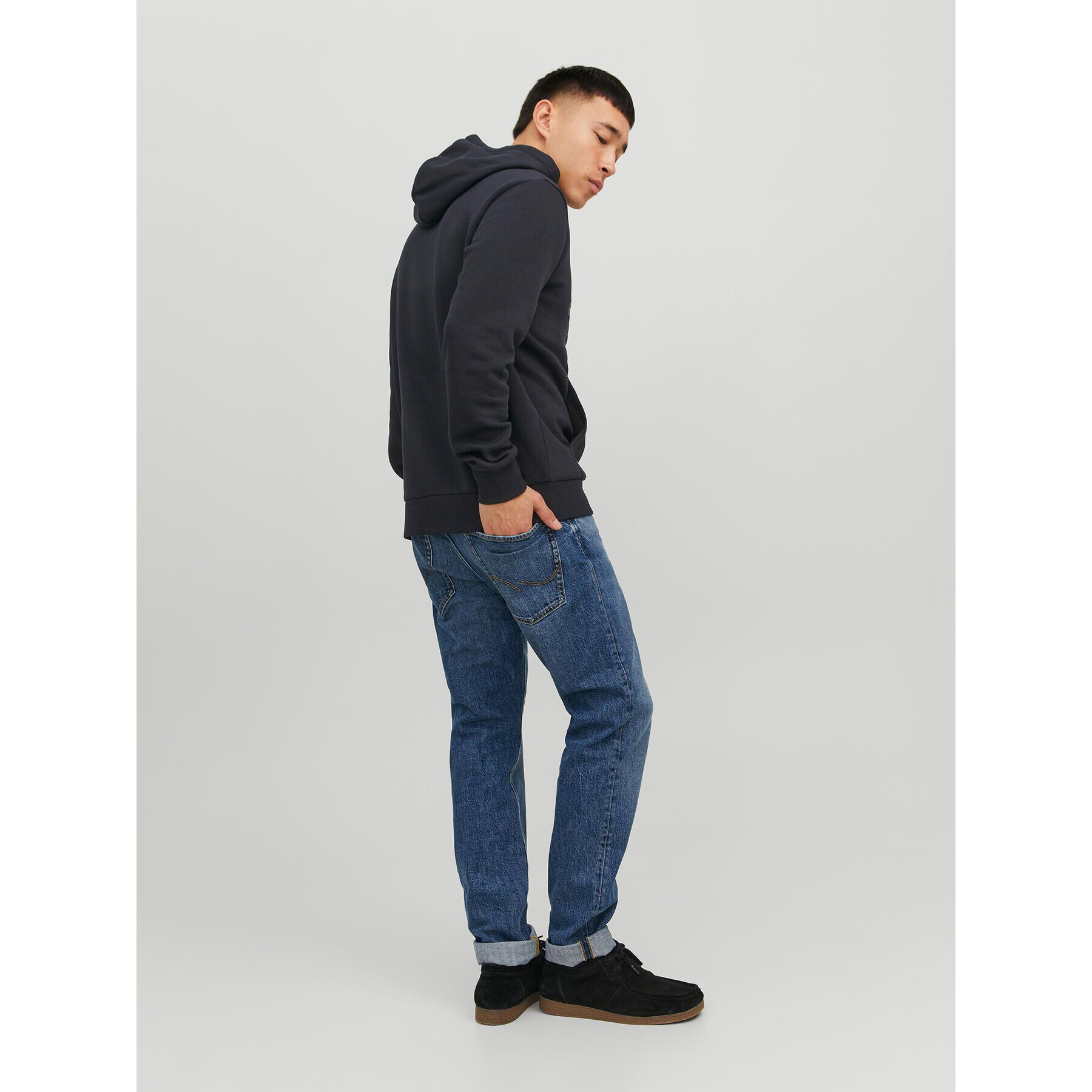 Jack&Jones Mikina Corp 12152840 Černá Standard Fit - Pepit.cz