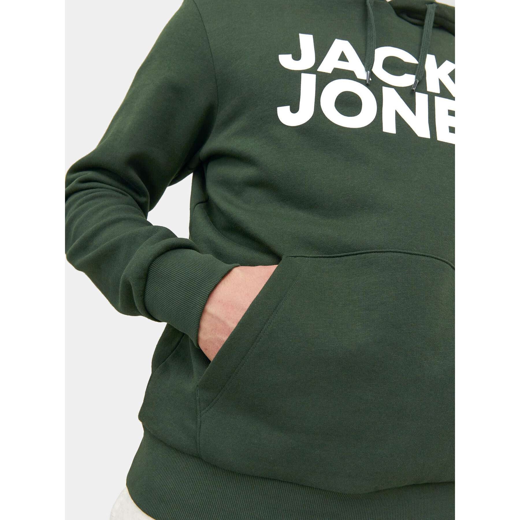 Jack&Jones Mikina Corp 12152840 Zelená Standard Fit - Pepit.cz