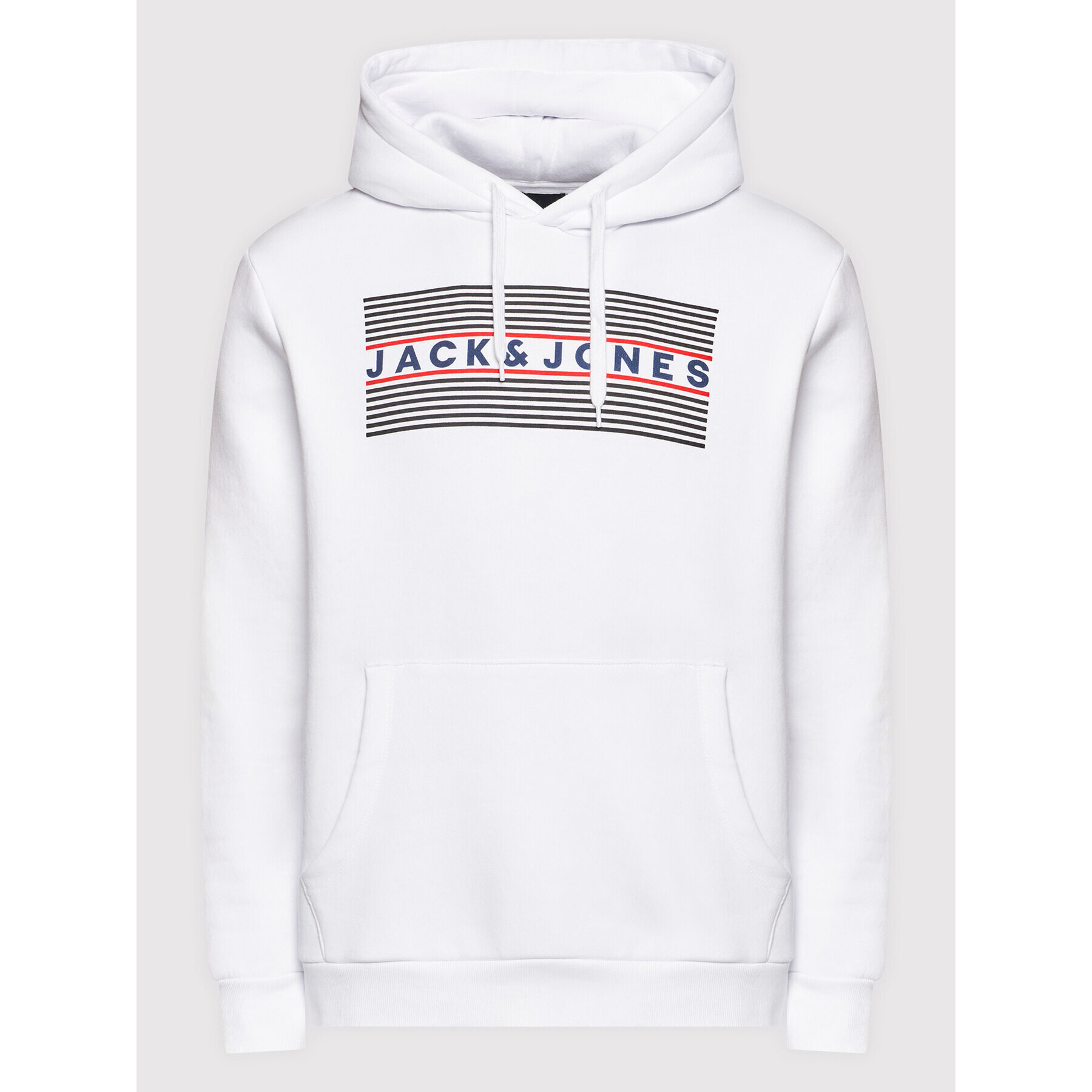 Jack&Jones Mikina Corp Logo Sweat 12152840 Bílá Regular Fit - Pepit.cz