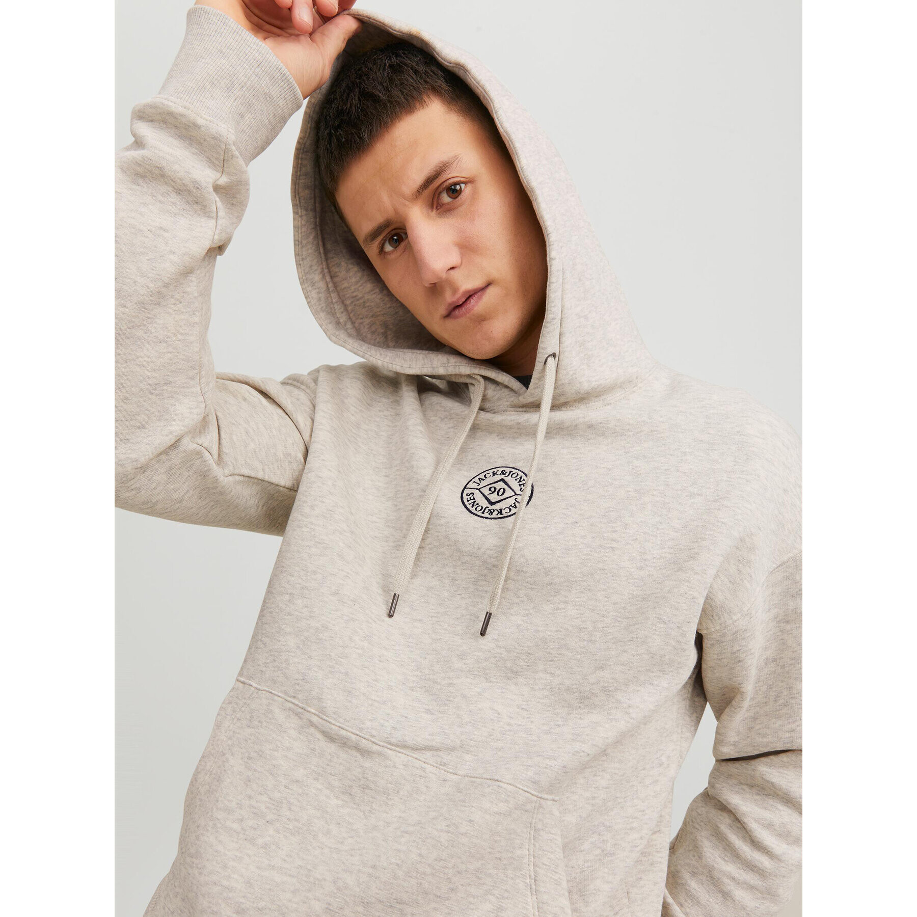 Jack&Jones Mikina Cosmo 12233979 Šedá Relaxed Fit - Pepit.cz