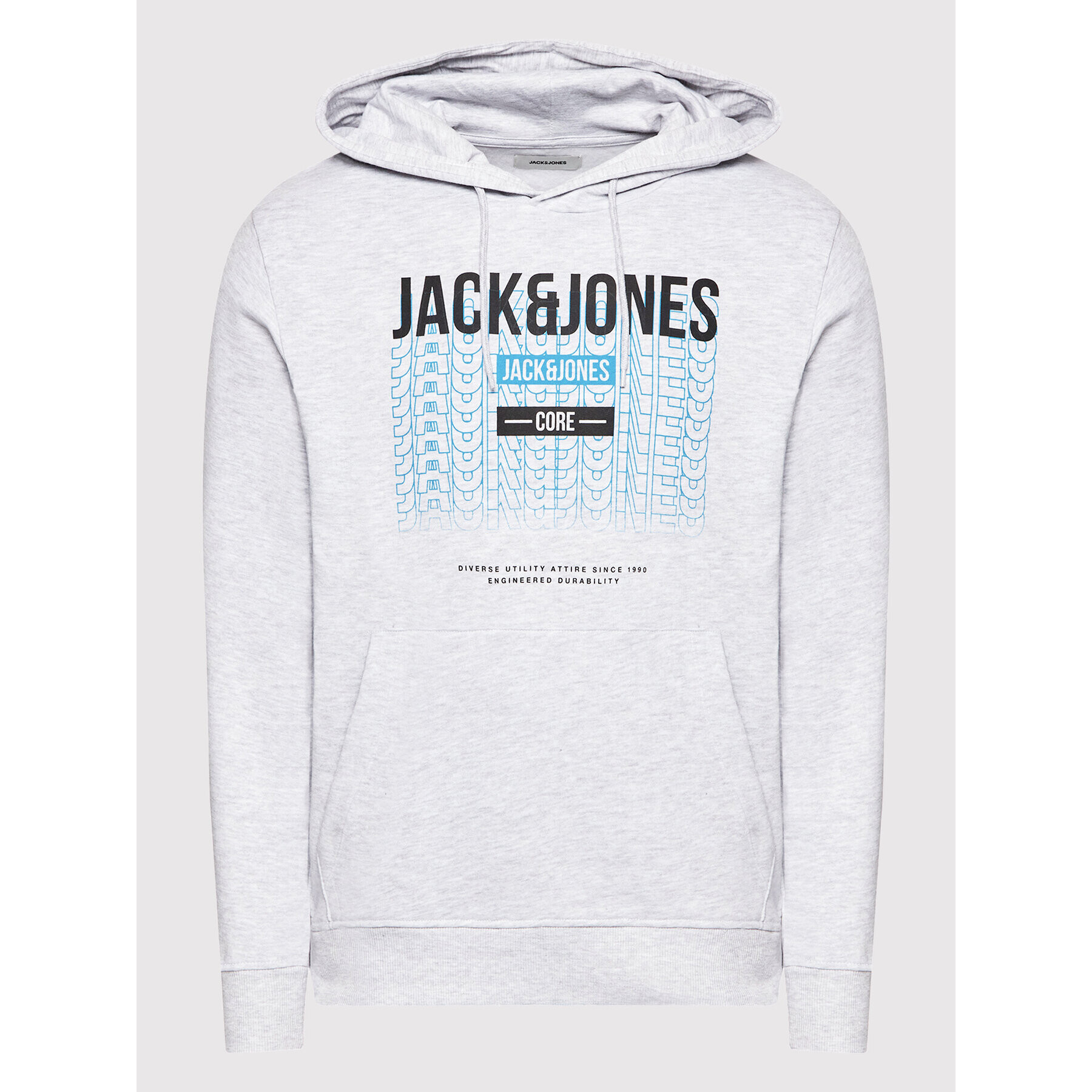 Jack&Jones Mikina Cyber 12206191 Šedá Regular Fit - Pepit.cz