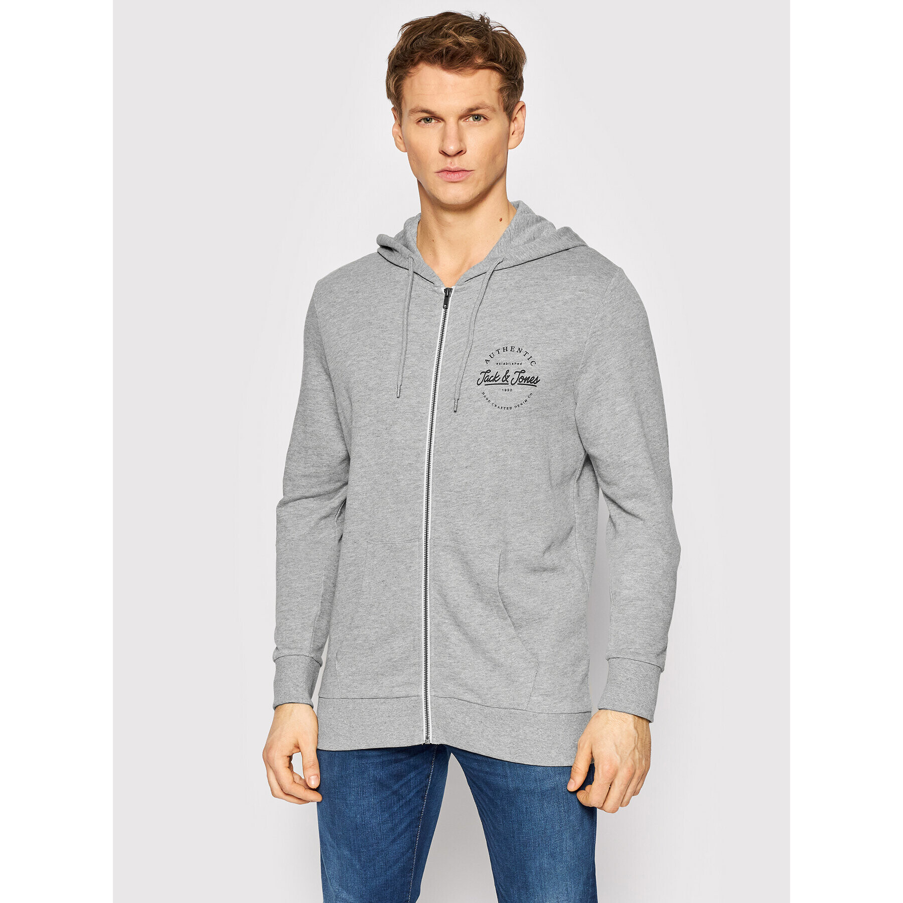 Jack&Jones Mikina Dusty 12201420 Šedá Regular Fit - Pepit.cz