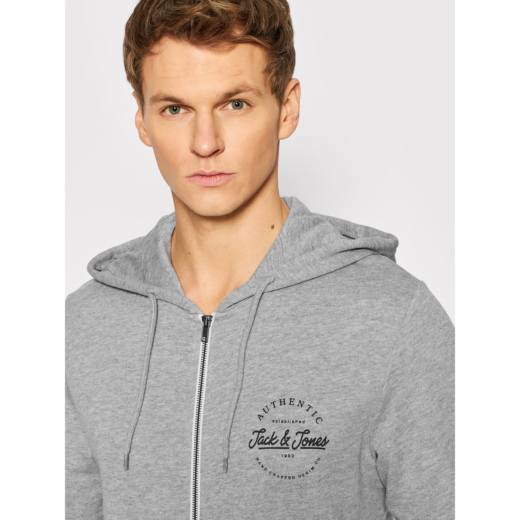 Jack&Jones Mikina Dusty 12201420 Šedá Regular Fit - Pepit.cz