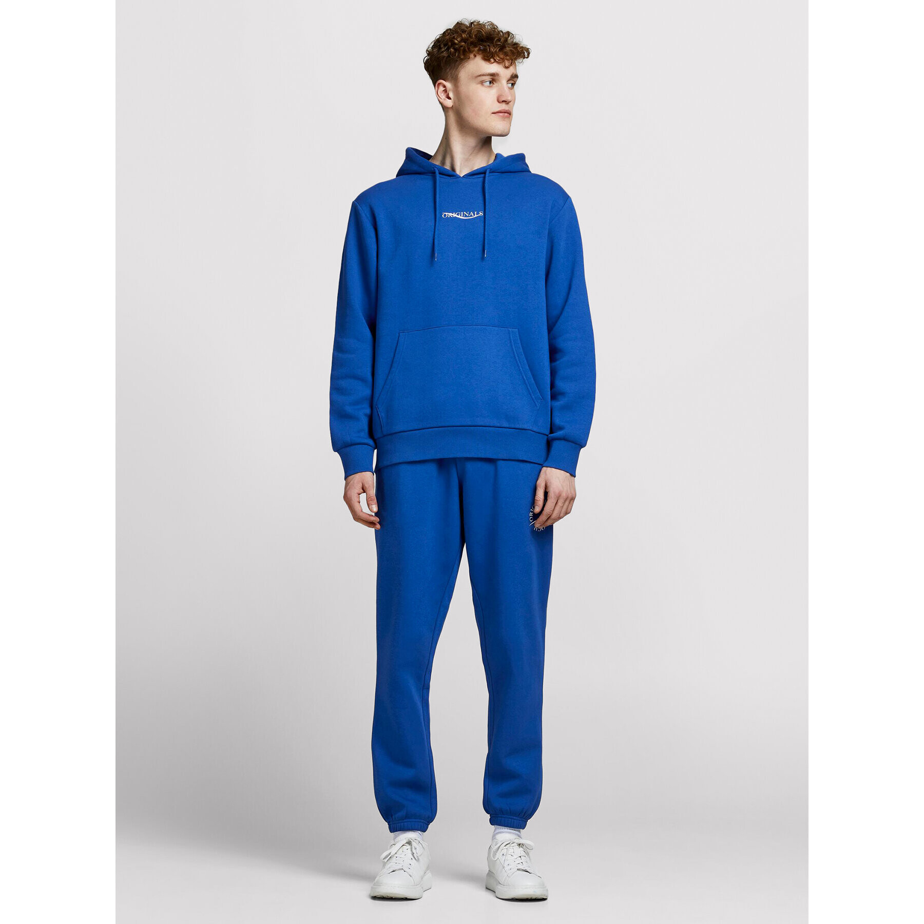 Jack&Jones Mikina Elias 12195574 Modrá Oversize - Pepit.cz