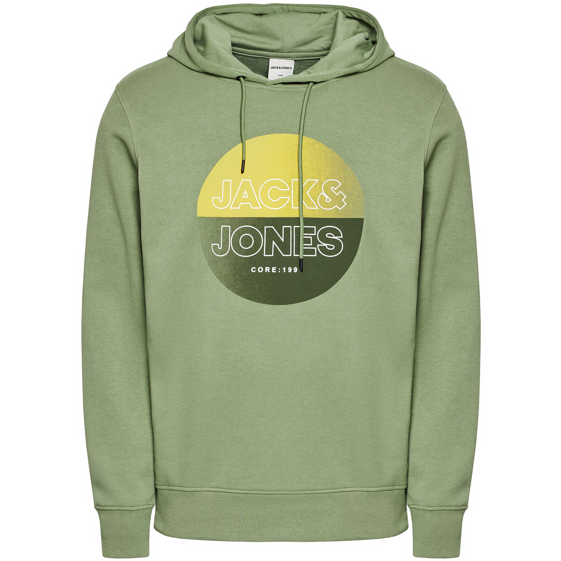 Jack&Jones Mikina Fading 12191999 Zelená Regular Fit - Pepit.cz