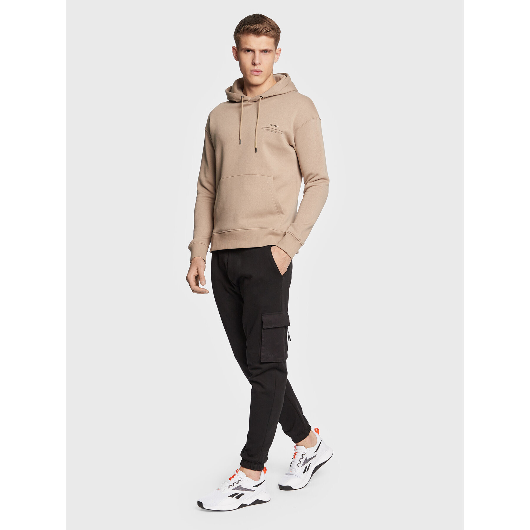 Jack&Jones Mikina Felix 12226495 Béžová Regular Fit - Pepit.cz