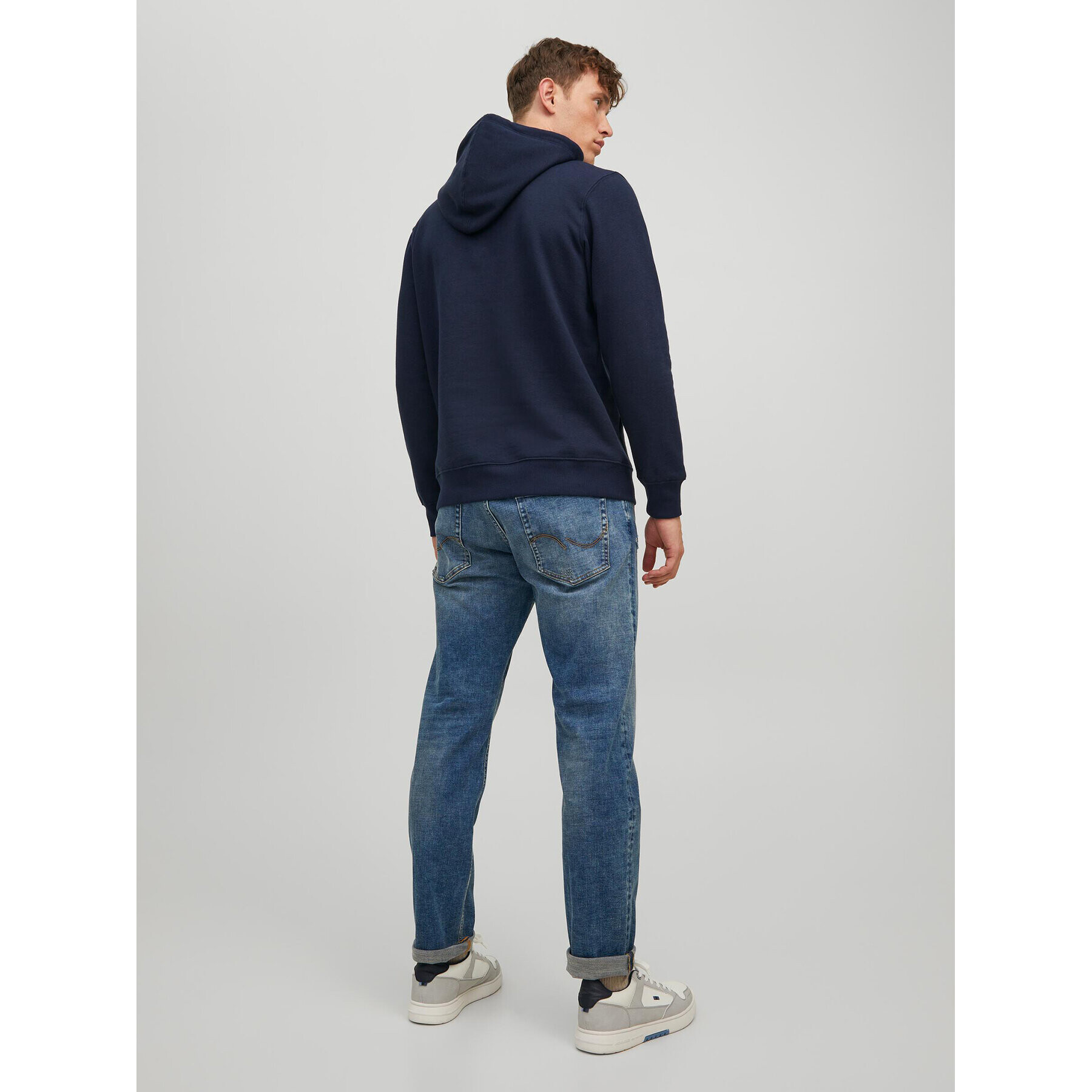 Jack&Jones Mikina Friday 12220537 Tmavomodrá Regular Fit - Pepit.cz